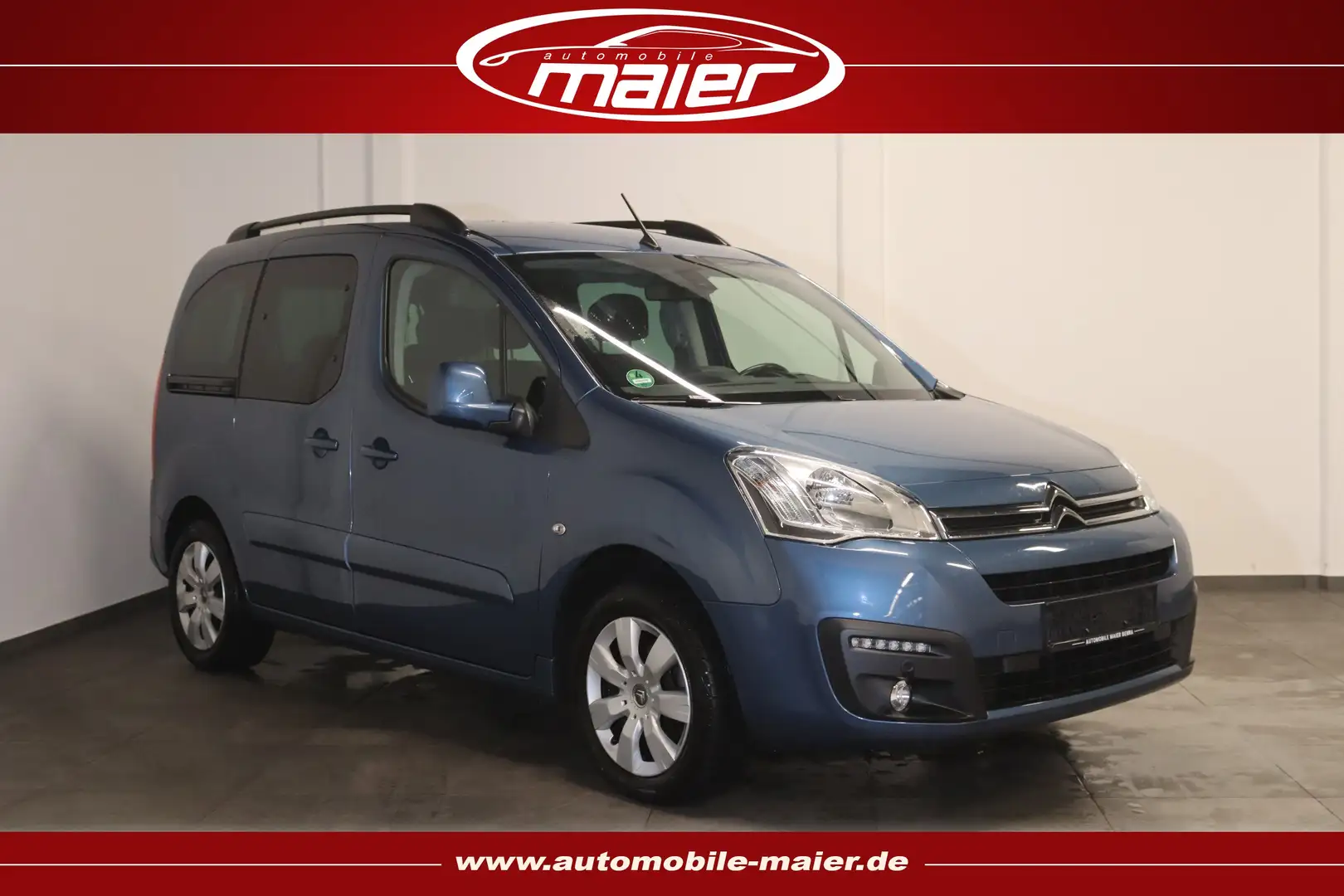 Citroen Berlingo Shine-Kamera-Temp-Bluetooth-NAV-AHK-DAB Bleu - 1