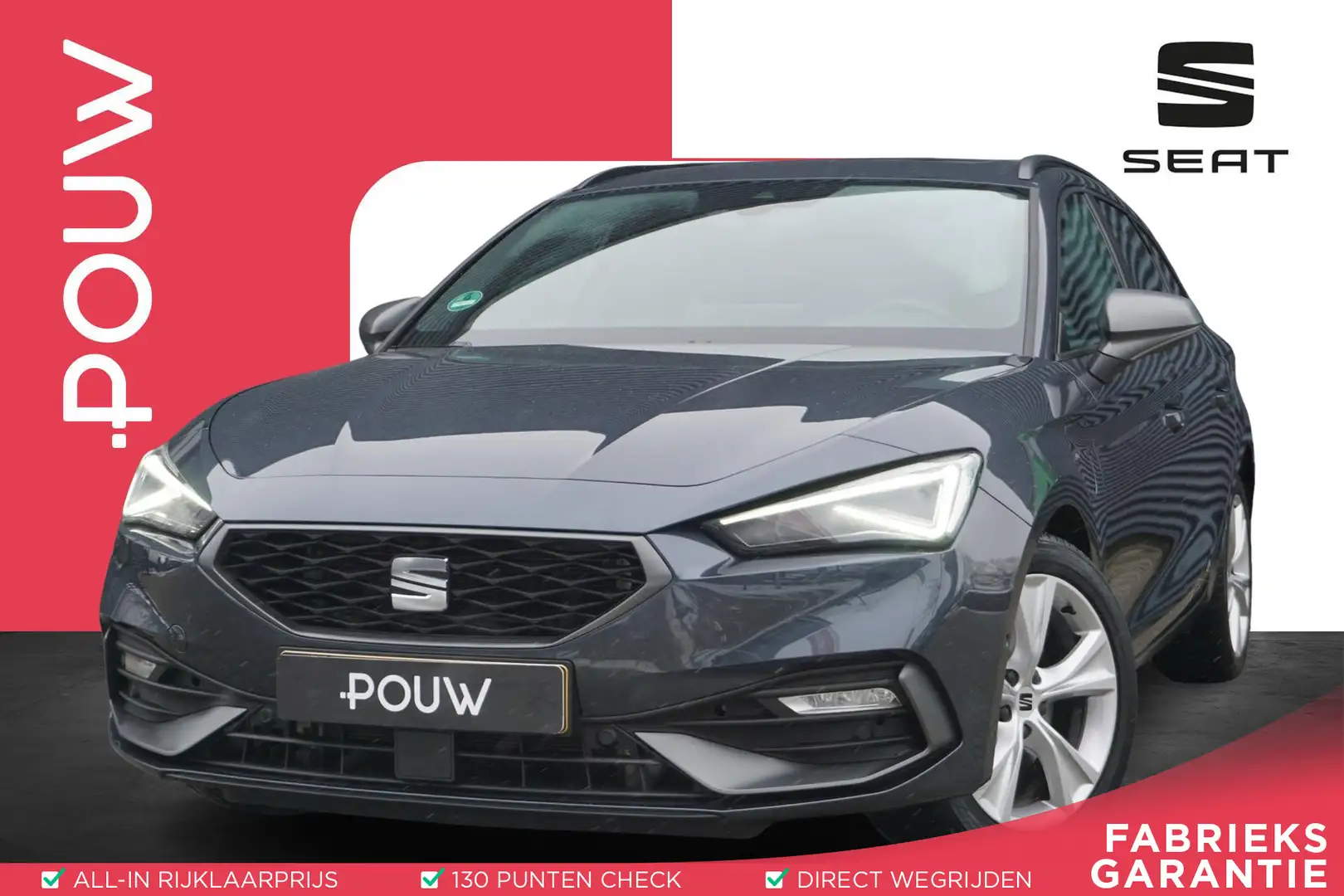 SEAT Leon e-Hybrid Sportstourer 1.5 TSI 204pk FR Business | Panoramad Gris - 1