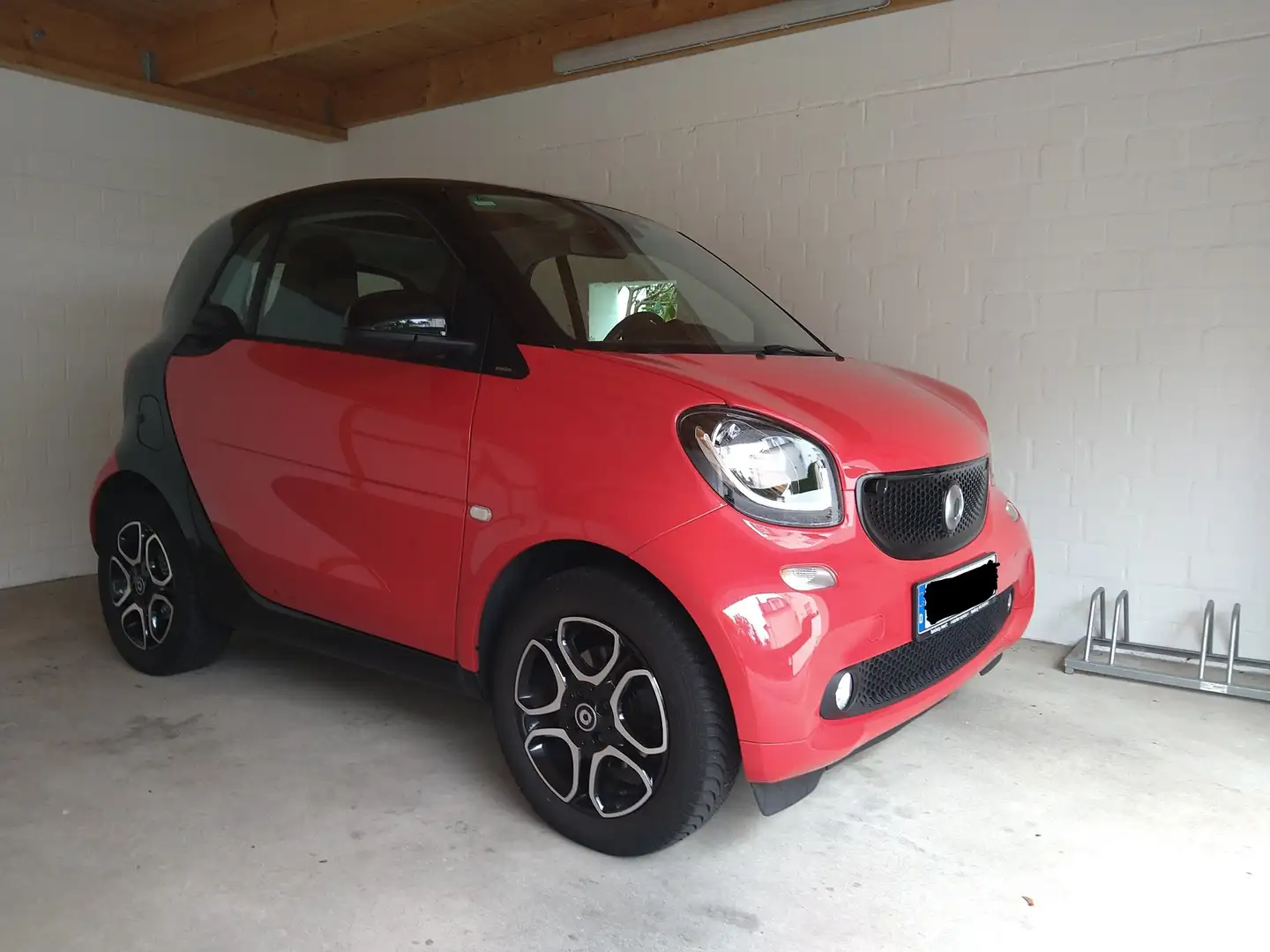 smart forTwo Coupé 451 twinamic passion, scheckheftgepflegt Червоний - 1