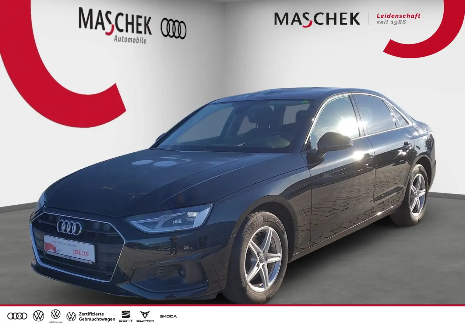 Audi A4 Limousine 35 TDI S tronic Standh Head Up ACC Sitzh Schwarz - 1