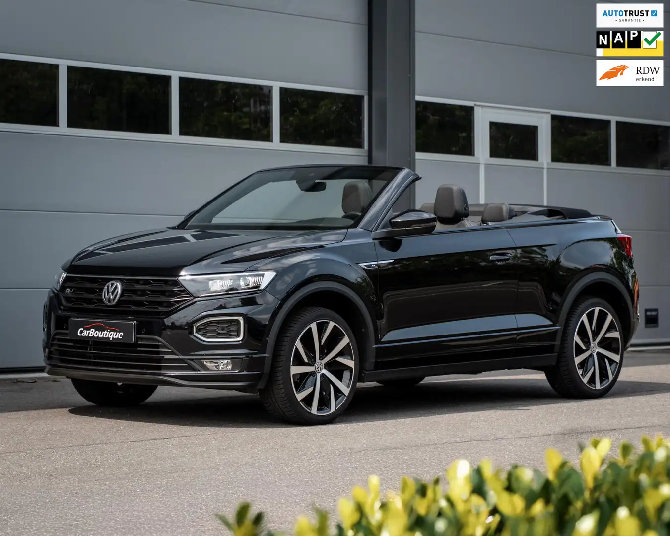 Volkswagen T-Roc Cabrio 1.5 TSI R-Line I Automaat I Camera I Leer I Zwart - 1