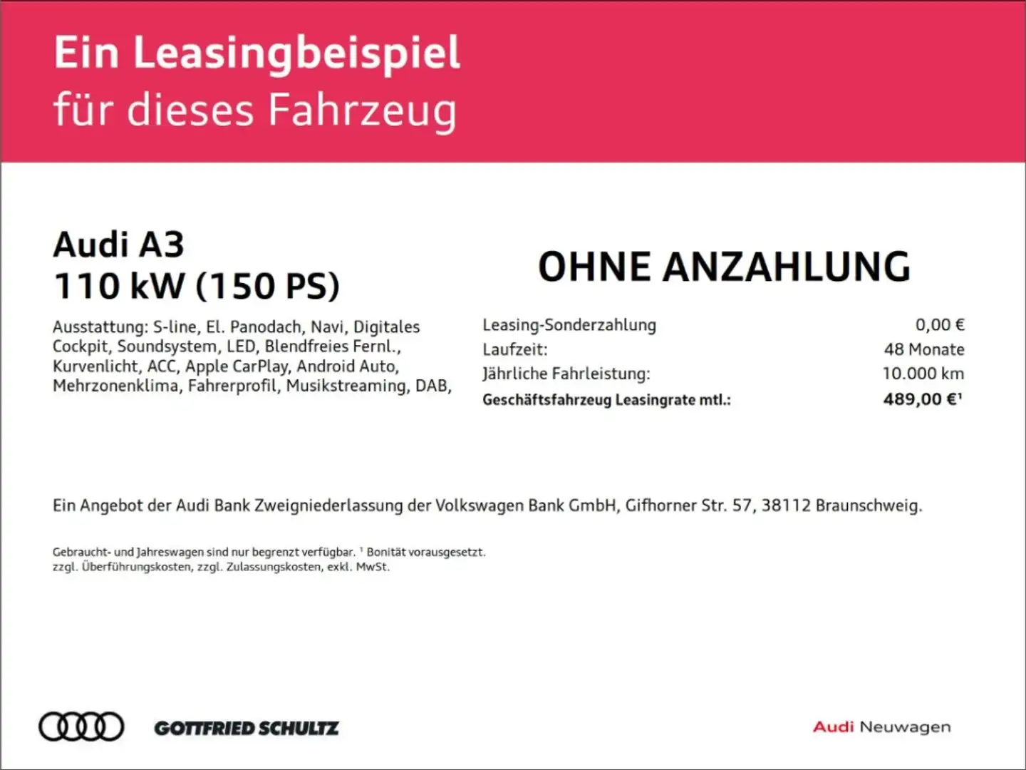 Audi A3 S-line Hybrid Pano Business schöner Steuervorteil Grau - 2