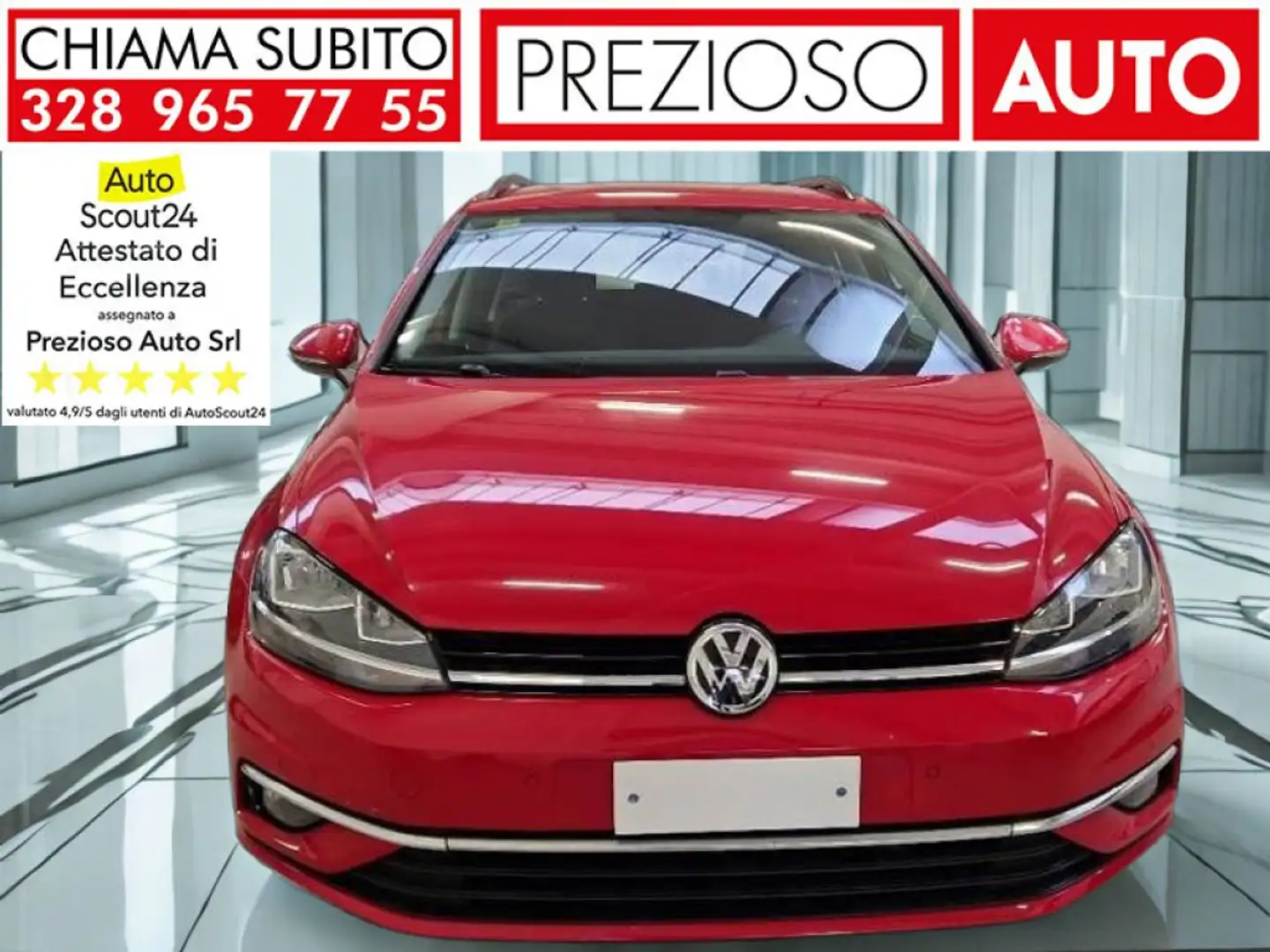 Volkswagen Golf Variant 1.6 TDI 115 CV Business BlueMotion Technology Rosso - 2
