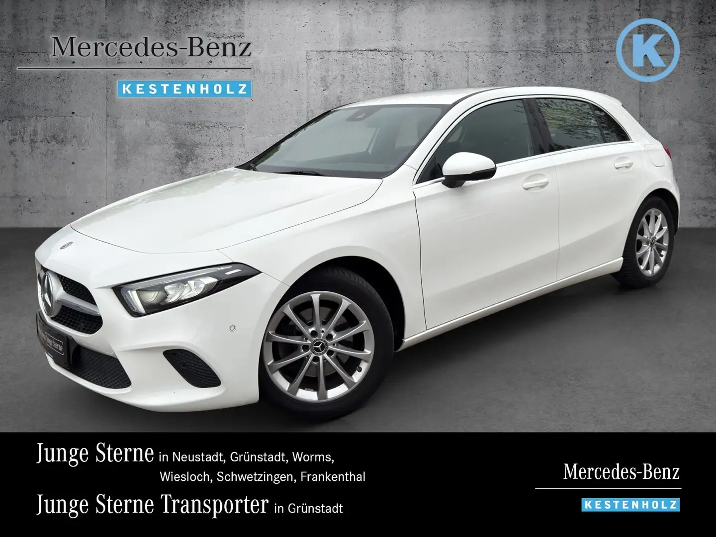 Mercedes-Benz A 200 A 200 PROGRESSIVE+LED+SHZ+PDC+TEMPOMAT+SPURHALTE Blanc - 1