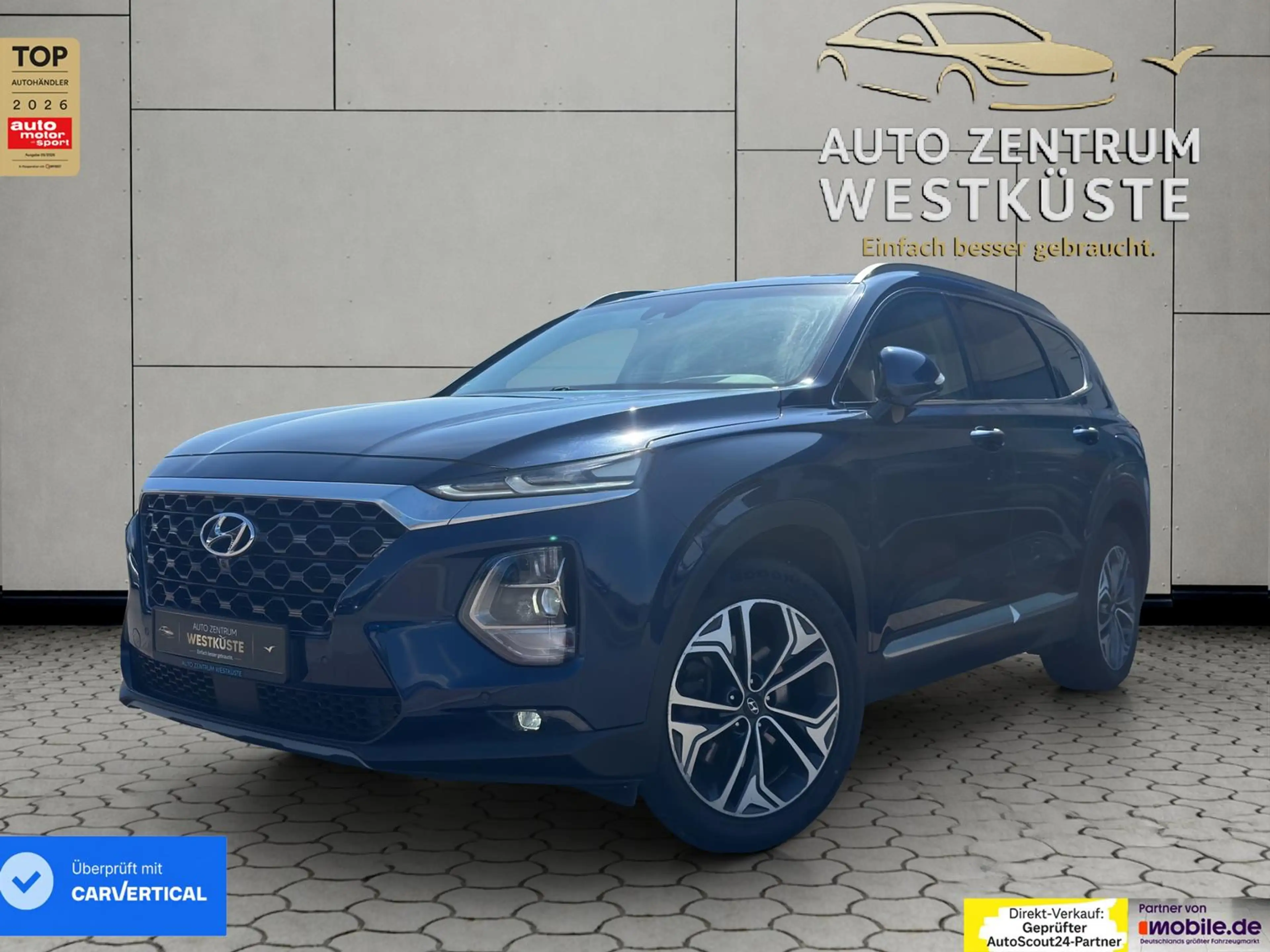 Hyundai SANTA FE SantaFe Premium 4WD 2.2CRDi HuD AHK Kamera 4xSHZ — photo 3