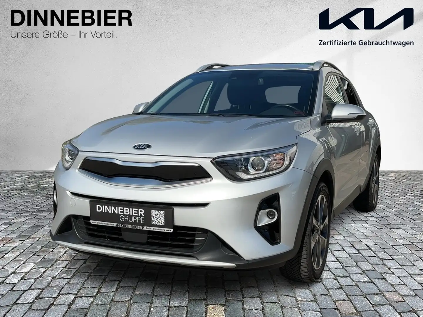 Kia Stonic 1.4 VISION NAVI ADA FLA SpurH KlimaA PDC Silber - 2