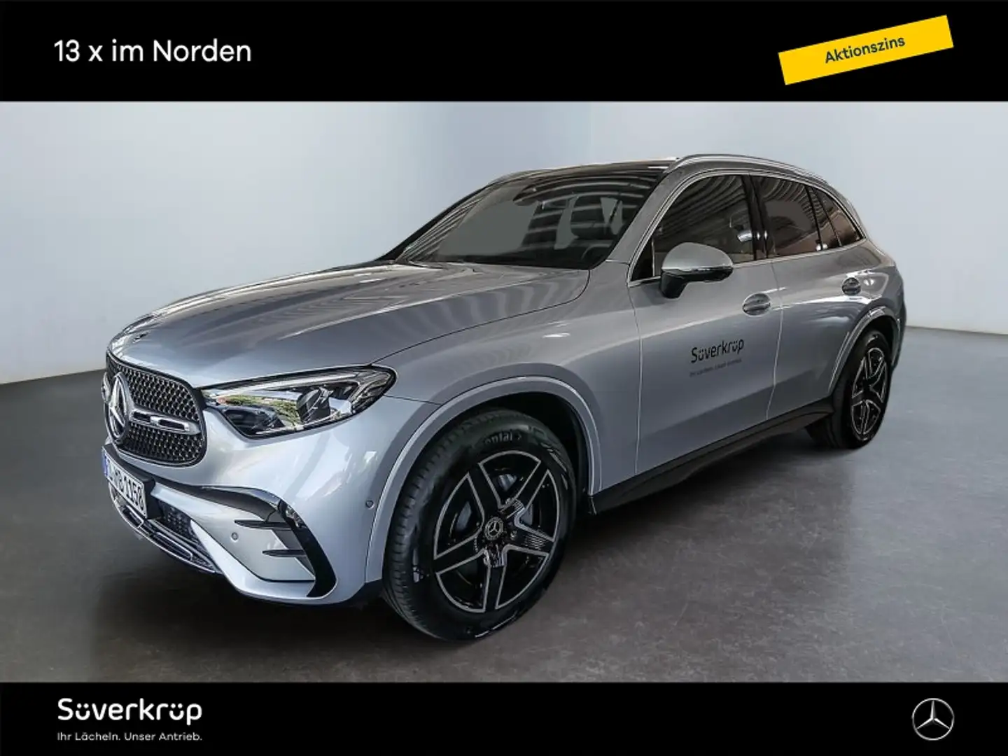 Mercedes-Benz GLC 220 d 4M AMG SPUR PANO AHK 360 PDC SHZ MEMO Argent - 2