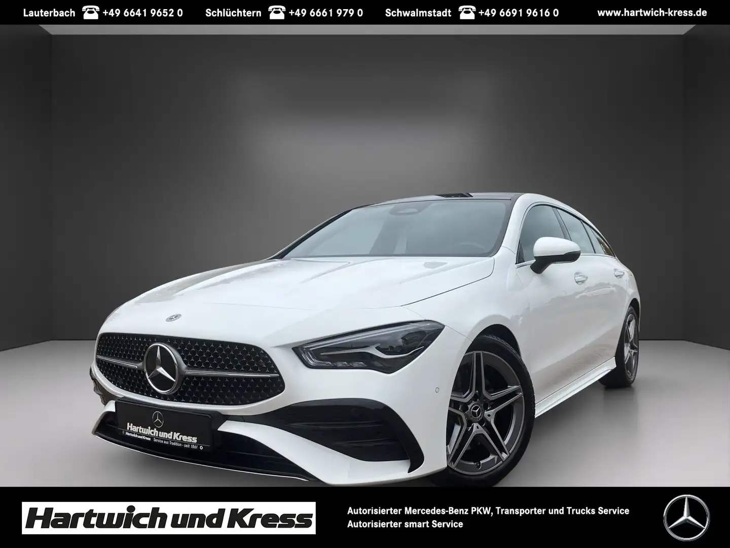 Mercedes-Benz CLA 200 CLA 200 SB AMG Line+Pano+Standhz+Memory+LED+  BC Blanc - 1