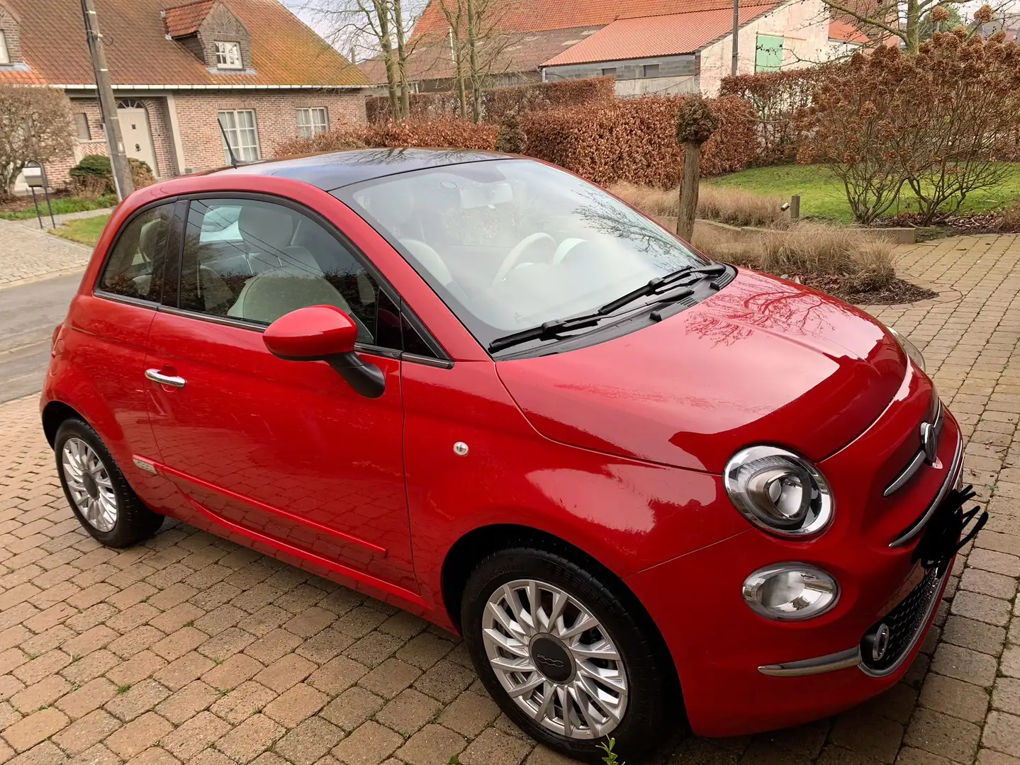 Fiat 500 500 1.2i ECO Pop Rood - 2