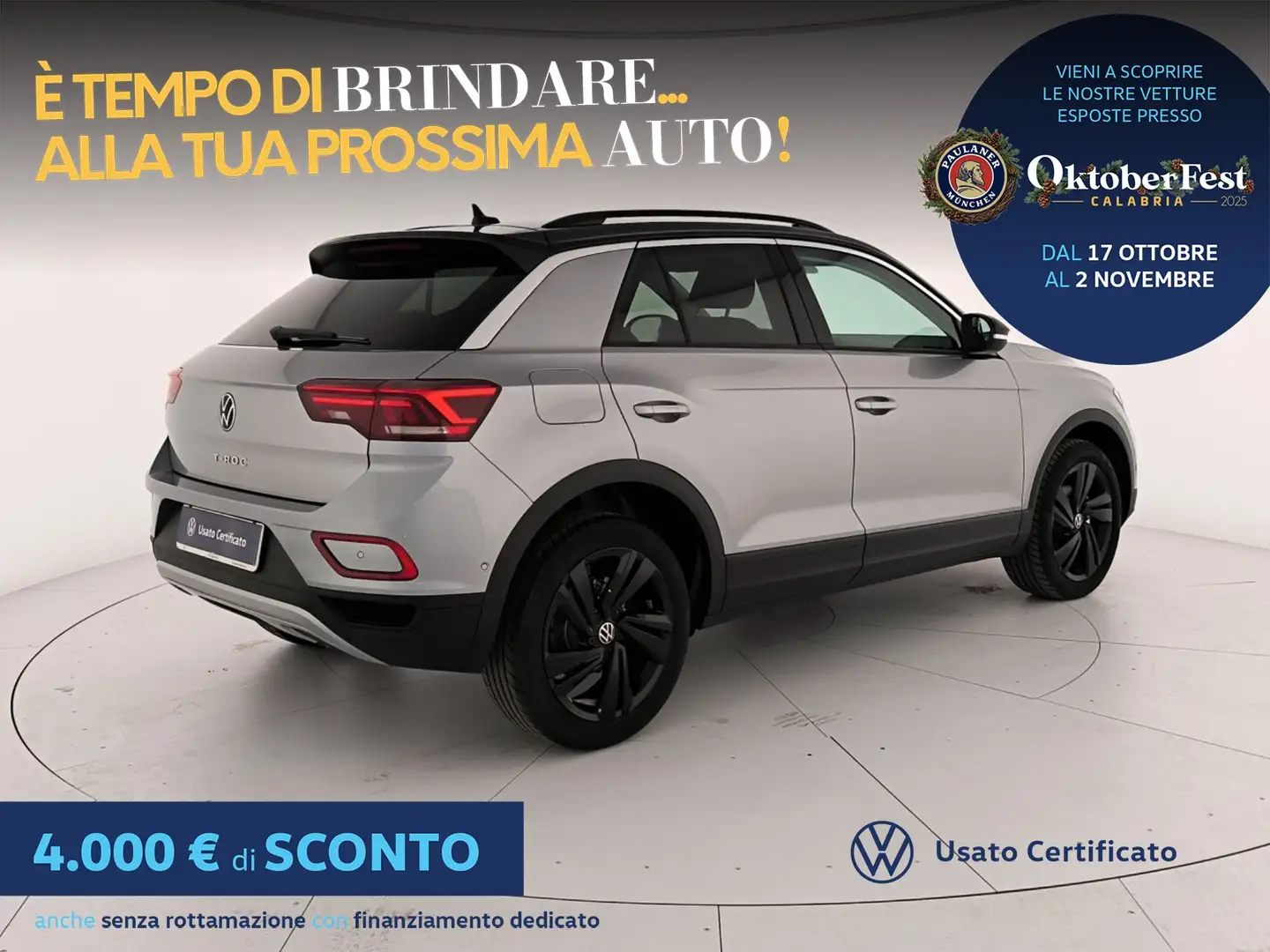 Volkswagen T-Roc 2.0 tdi sport 115cv Grigio - 2