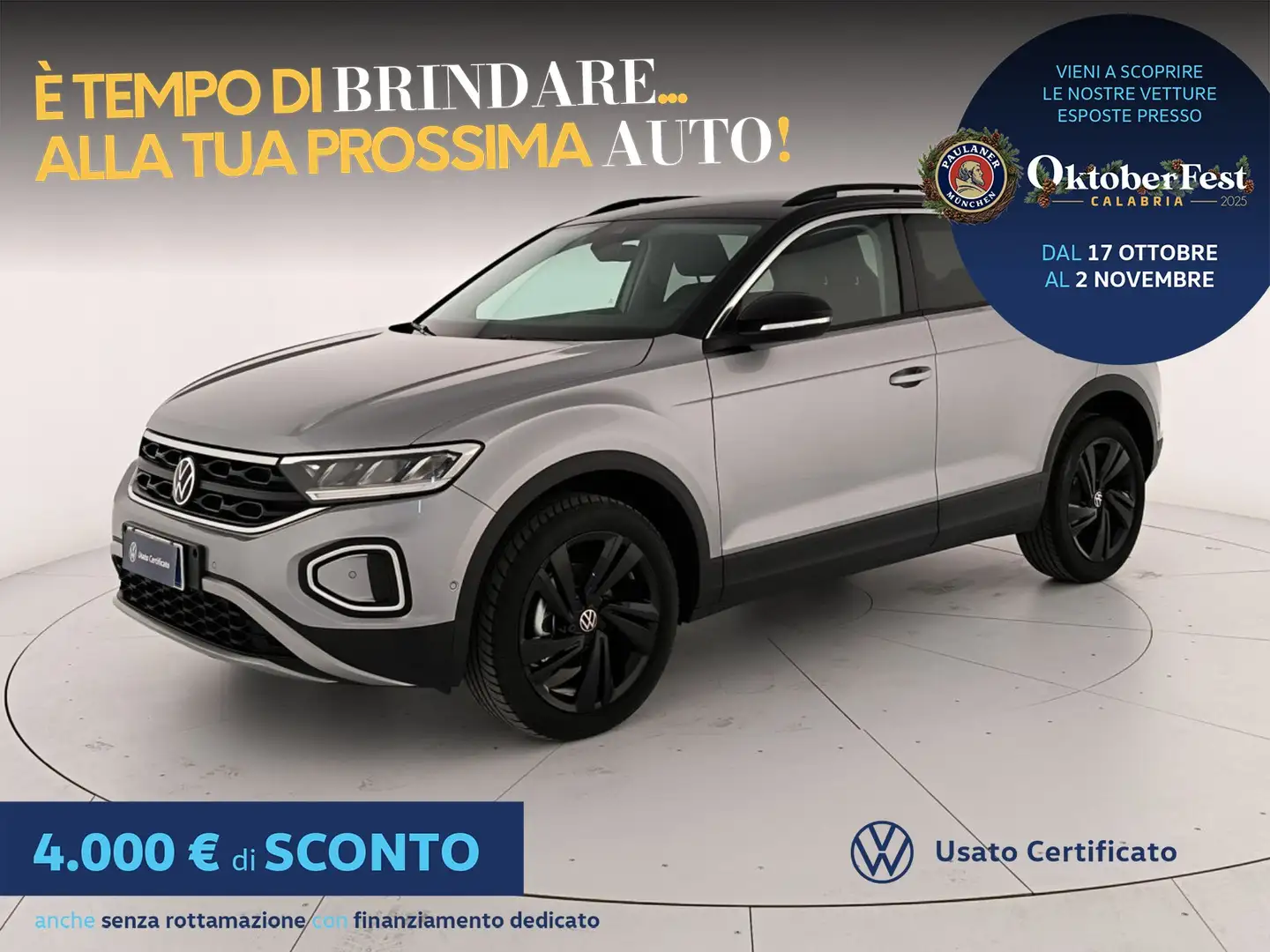 Volkswagen T-Roc 2.0 tdi sport 115cv Grigio - 1
