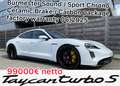 Porsche Taycan Turbo S *Carbon *Burmester *22inch *garantie 06/25 Blanc - thumbnail 1
