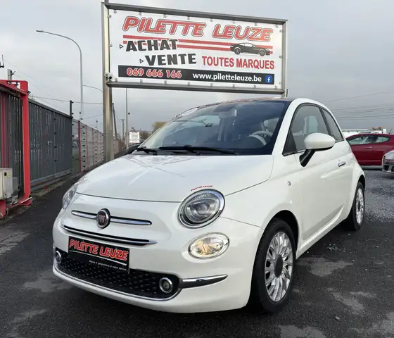 Fiat 500 TOIT PANNO/EURO6D/CARPLAY/CUIR/1.0i MHEV Cult