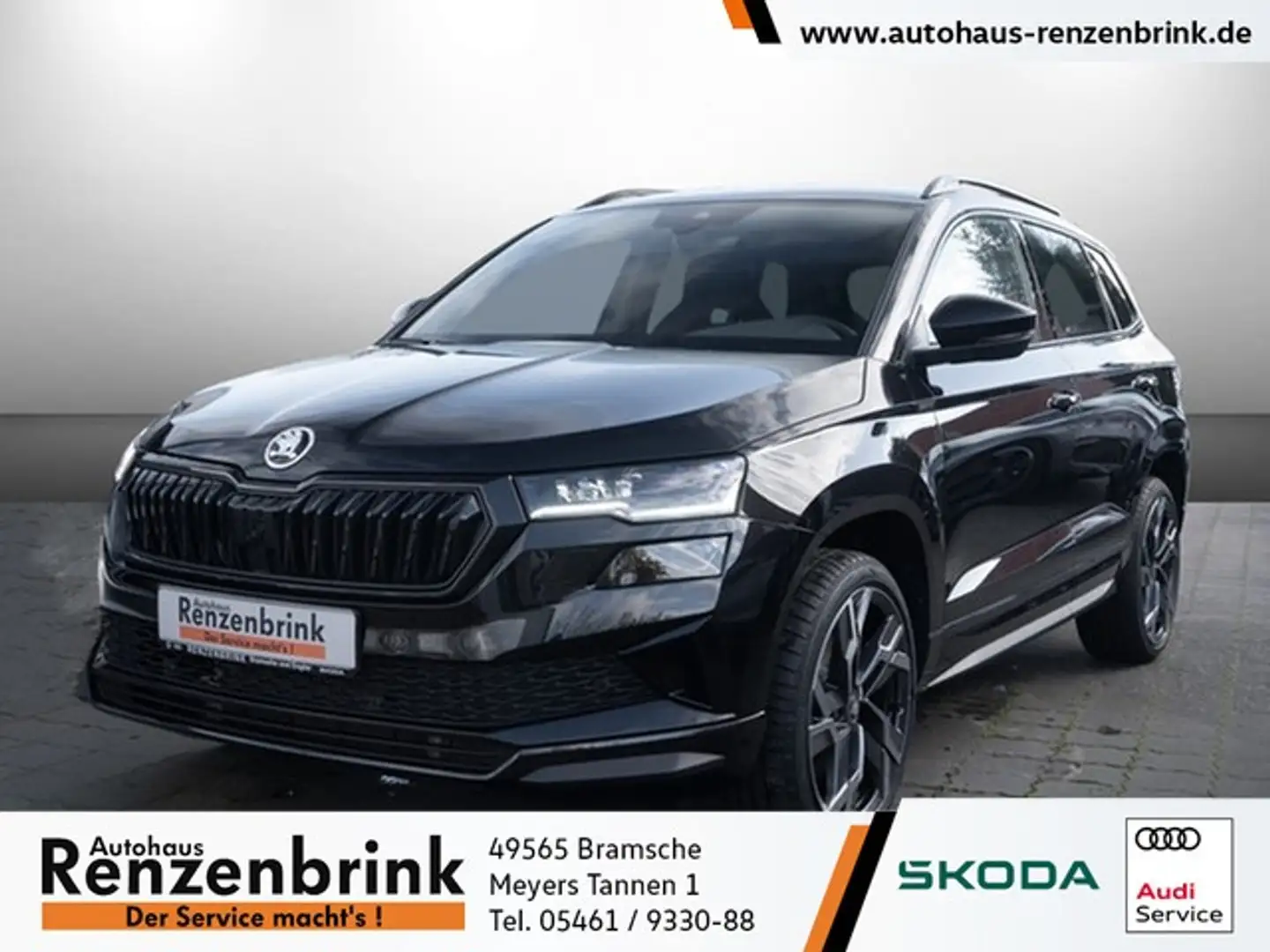 Skoda Karoq 1.5 TSI Sportline AHK+MATRIX+NAVI Schwarz - 1