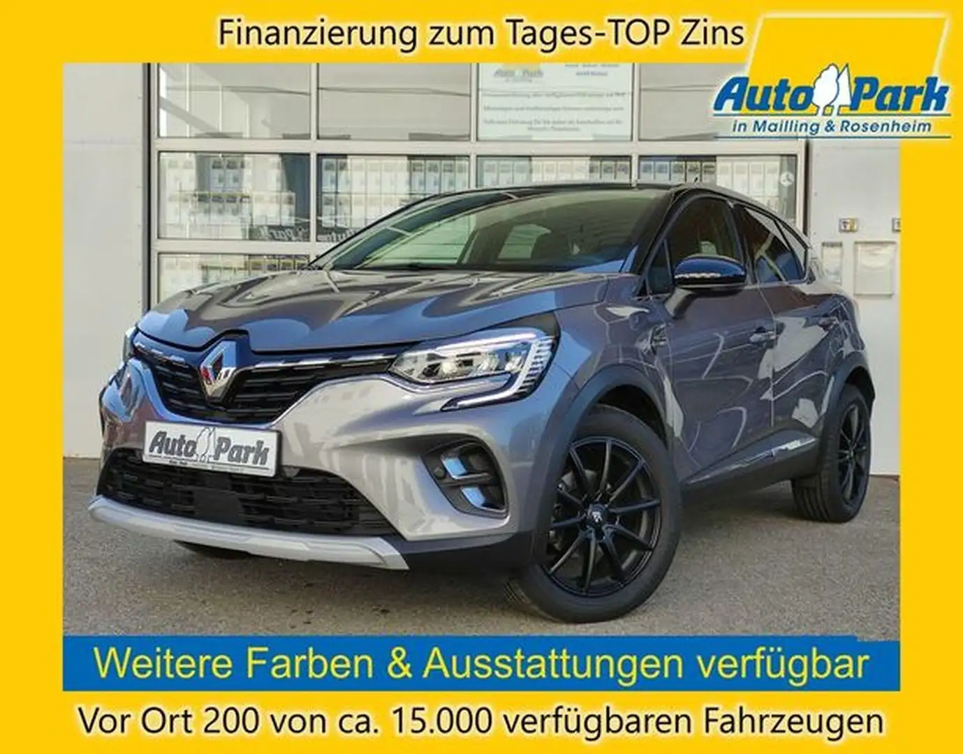 Renault Captur TCe 140 EDC GPF NAVI~LED~RFK~VDC~2xPDC Grau - 2