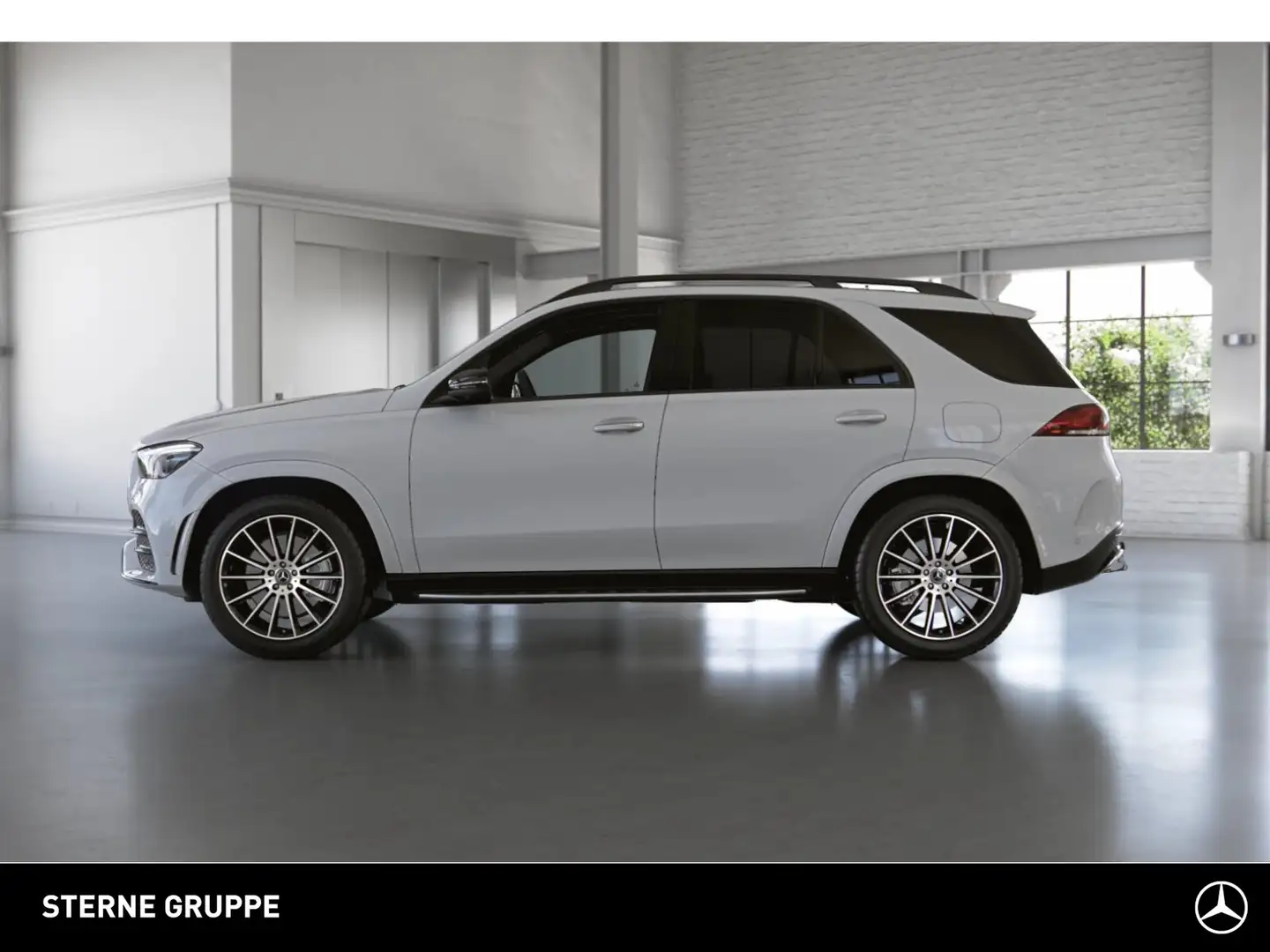 Mercedes-Benz GLE 350 GLE 350 de 4M AMG NIGHT AHK DISTR PANO BURM 21" Blanc - 2