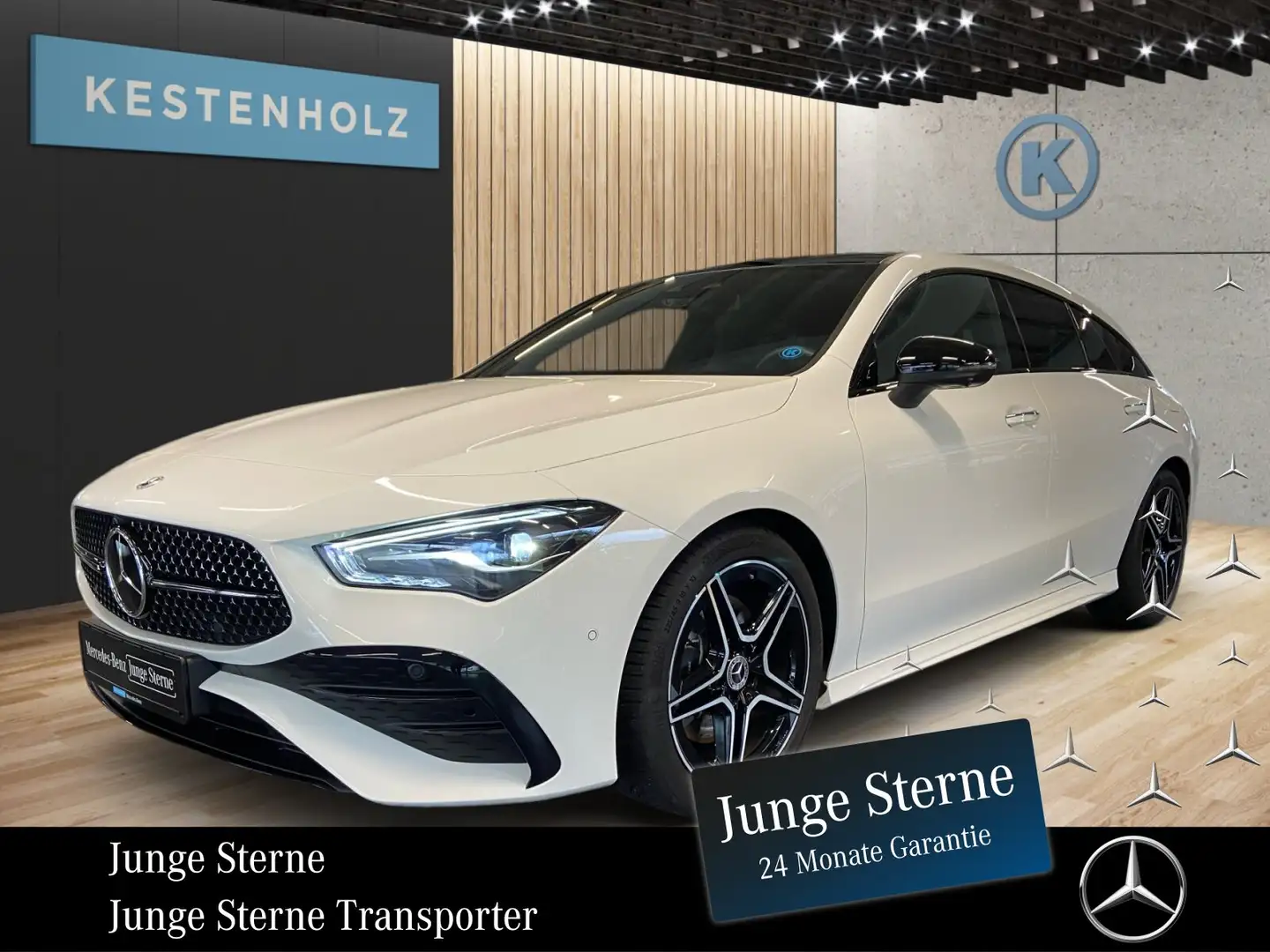 Mercedes-Benz CLA 220 CLA 220 d SB *AMG*NIGHT*AHK*PANO*360°KAMERA*SHZ* Weiß - 1