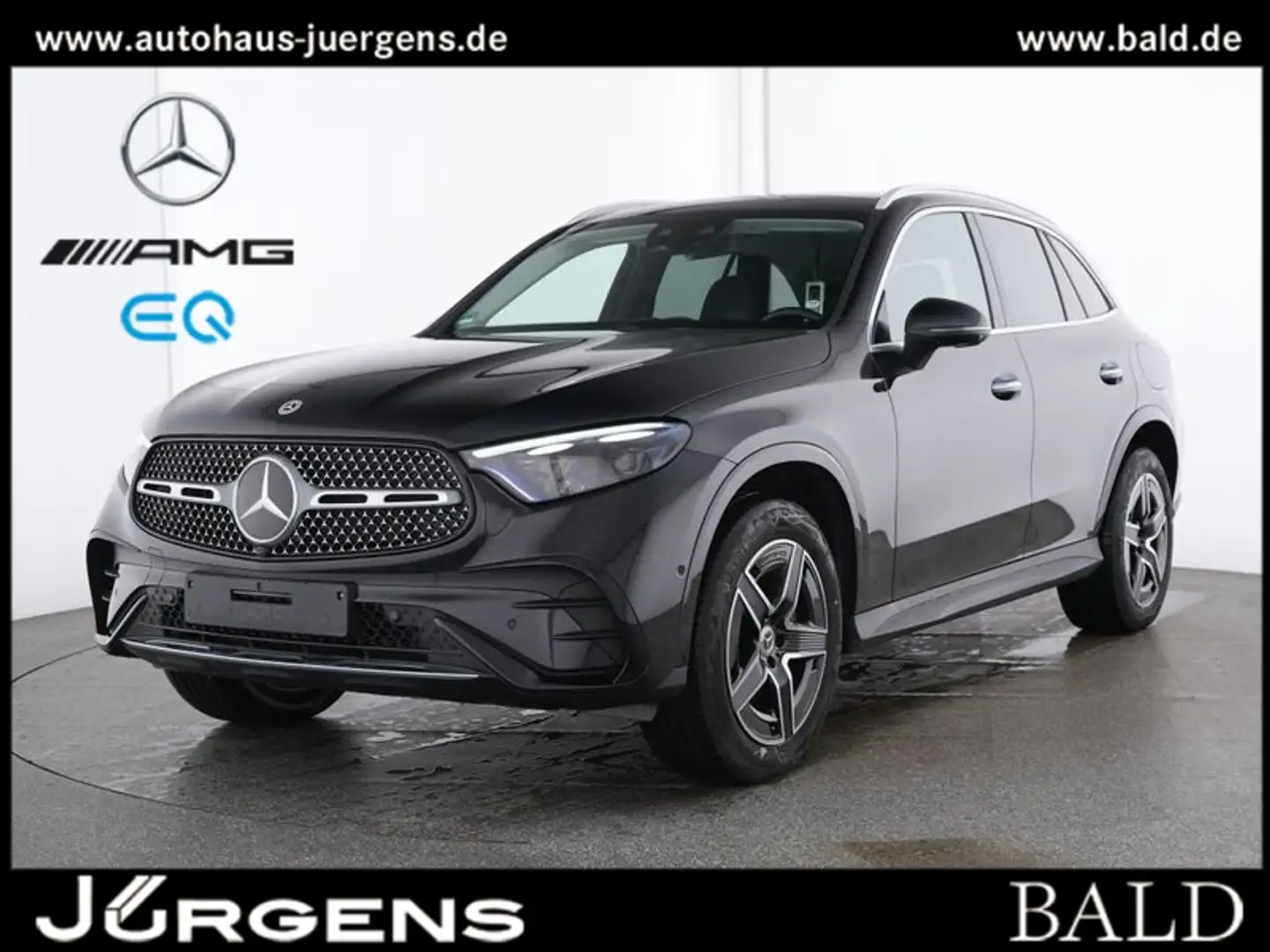 Mercedes-Benz GLC 300 de 4M AMG-Sport/Pano/Burm/AHK/Distr/360 Schwarz - 2