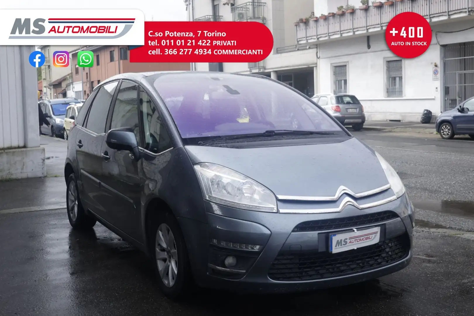 Citroen C4 Picasso Citroën C4 Picasso 1.6 e-HDi 90 airdream ETG6 Sed Gris - 1
