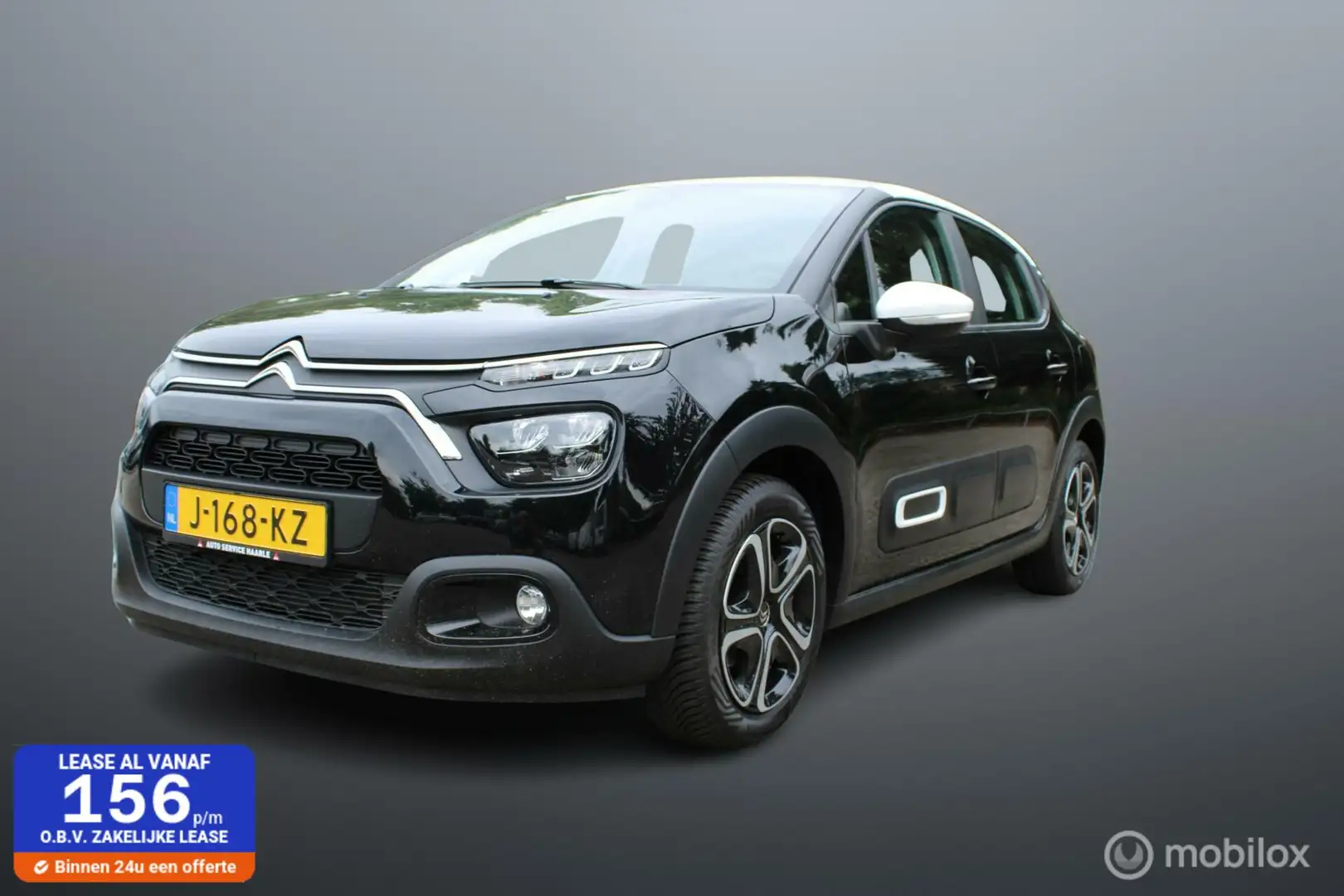 Citroen C3 1.2 PureTech Business, Apple Carplay/Android Auto, Zwart - 1