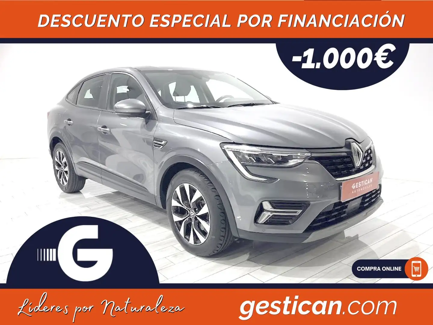 Renault Arkana Intens E-TECH Híbrido 105kW(145CV) Grijs - 1