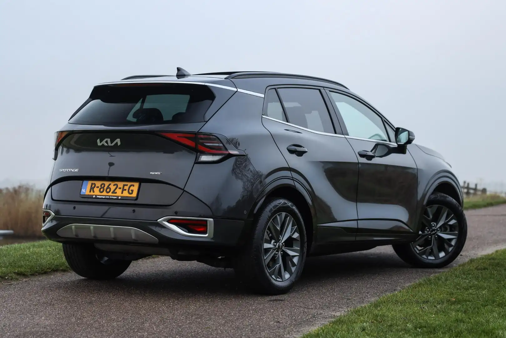 Kia Sportage 1.6 T-GDi Hybrid HEV GT-PlusLine ✅ Pano ✅ 360 ✅ Ha Grijs - 2