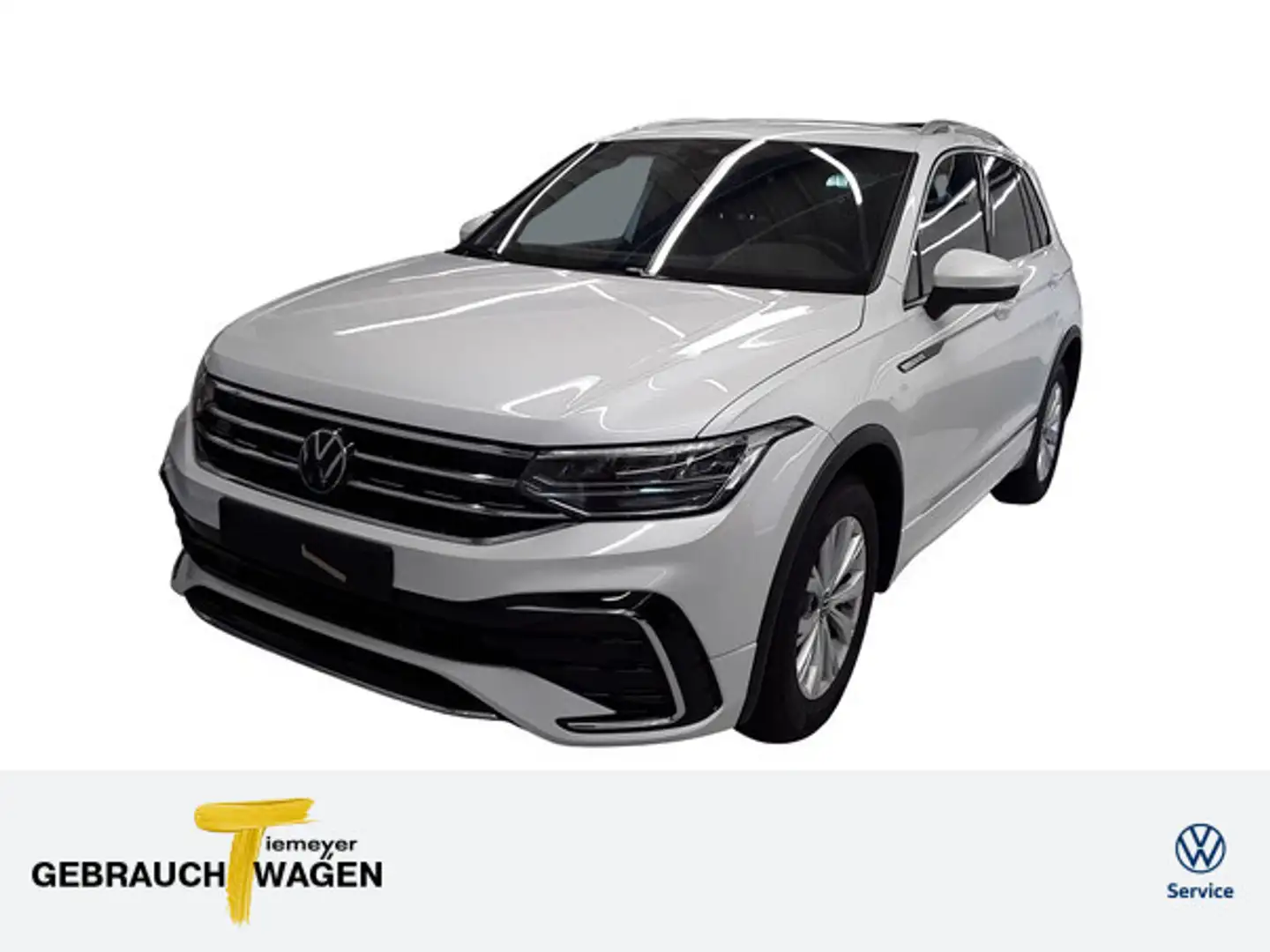 Volkswagen Tiguan 2.0 TDI DSG R-LINE NAVI AHK KAMERA HuD Weiß - 1