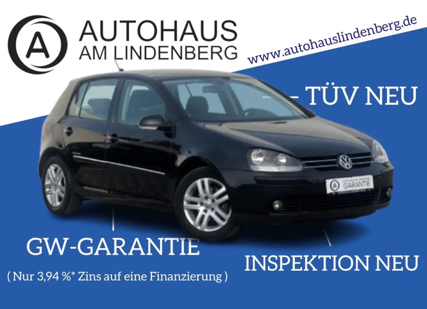 Volkswagen Golf V Lim. Edition*1.9 TDI*KLIMA*171.000KM Schwarz - 1