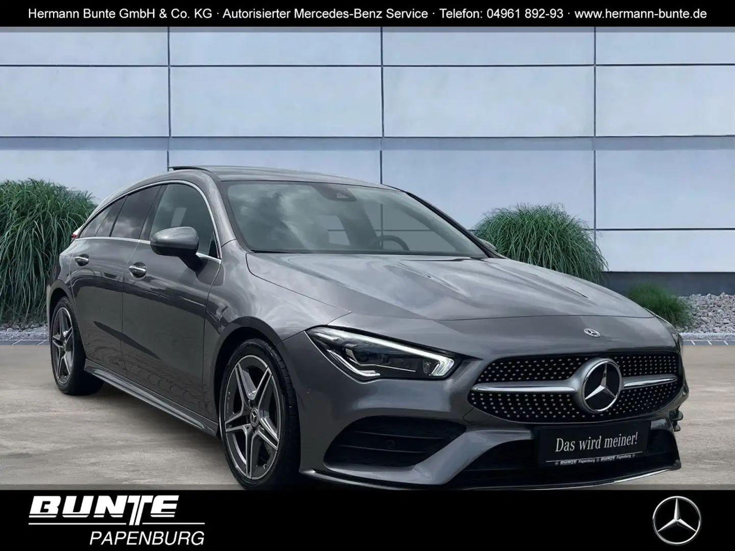 Mercedes-Benz CLA 200 d SB/AMG/PANO/MEMORY/AMBIENTE/MULTIBEA LED Gris - 1