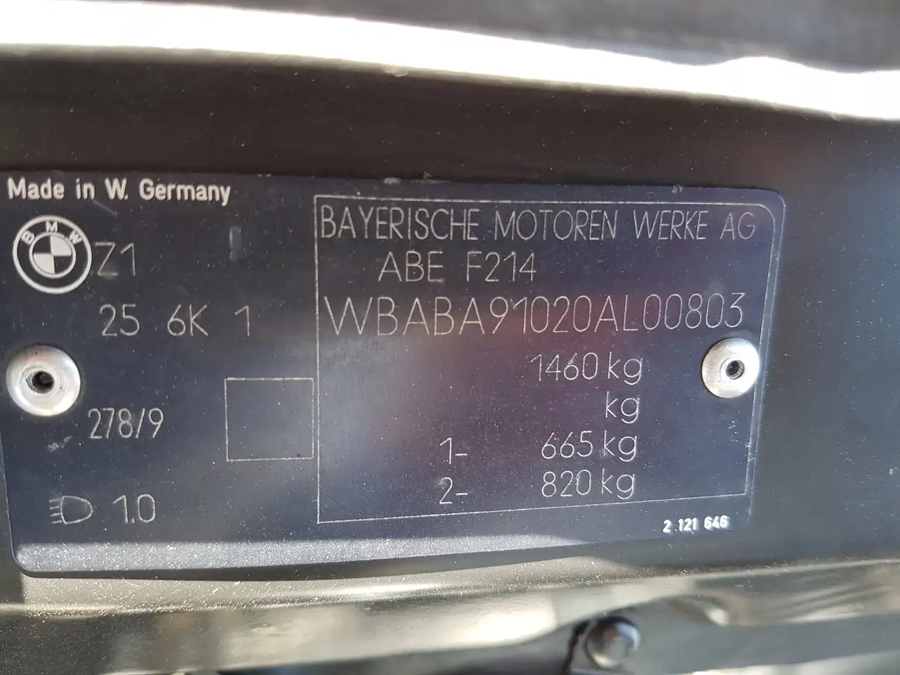 BMW Z1 2.5 - Targa Oro ASI - Matching Numbers, foto 8