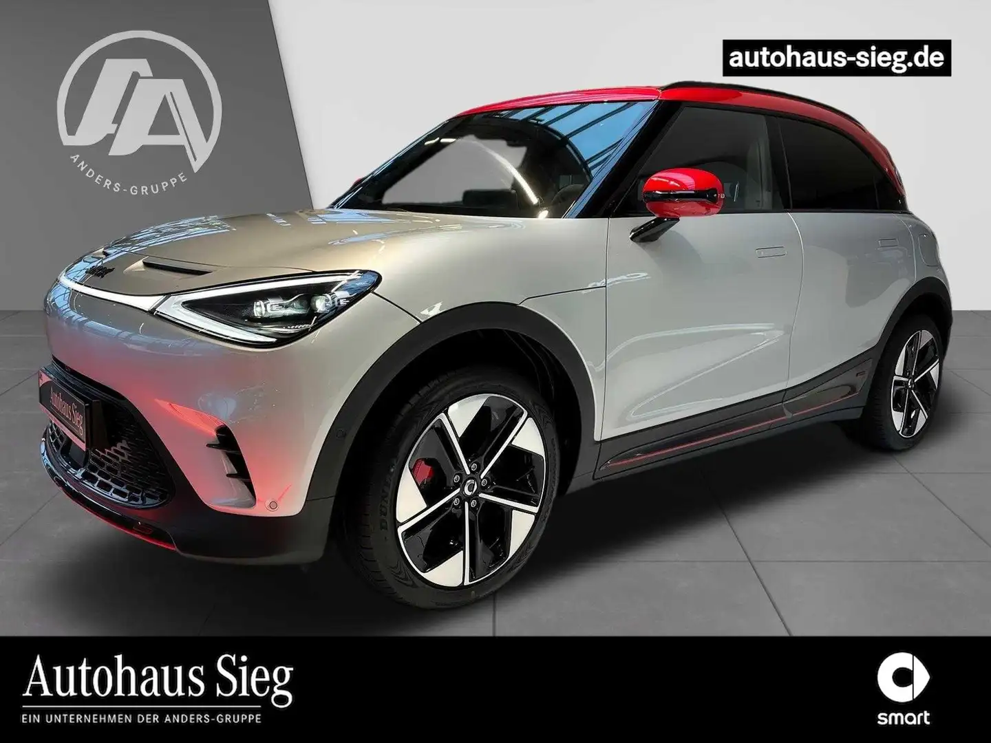 smart #1 Brabus +Navi+Distronic+HUD+KeyLess+Pano+SHZ Silber - 1