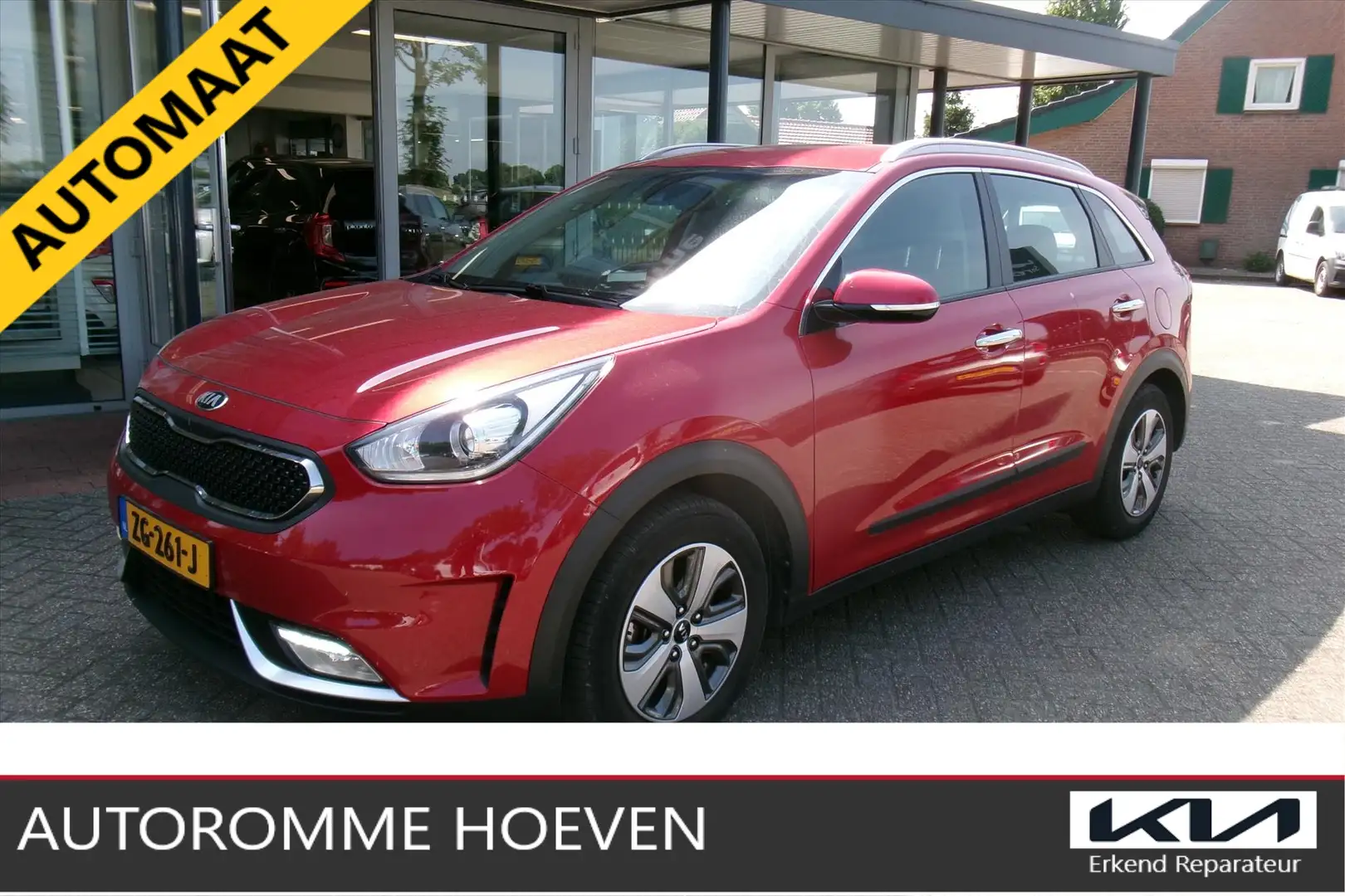 Kia Niro 1.6 Hybrid AUTOMAAT DynamicLine Trekhaak Org. Ned. Rojo - 1