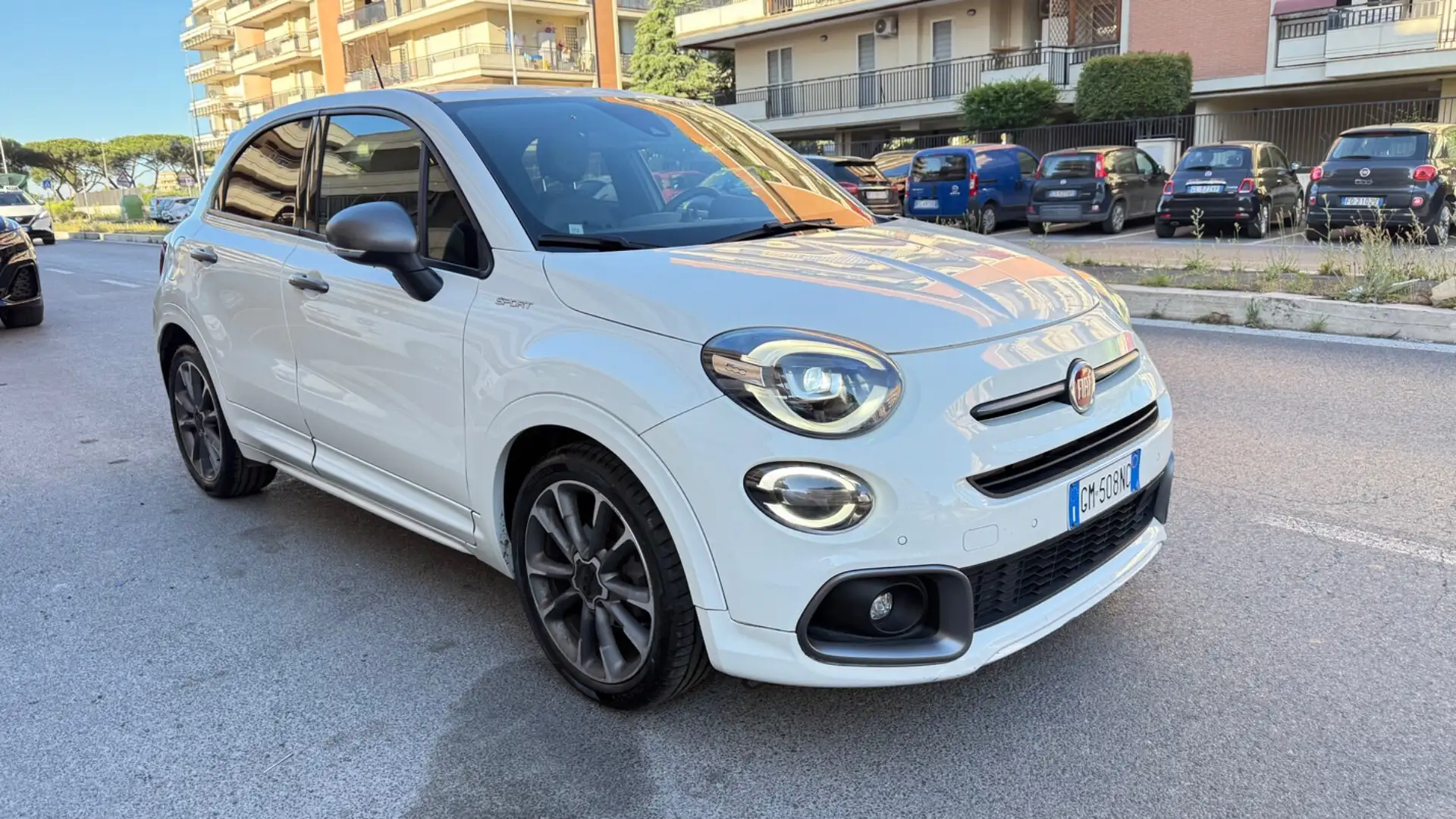Fiat 500X 1.0 T3 120 CV Sport GPL LED NAVI PELLE CAR PLAY PD Bianco - 2