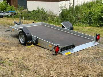 Absenkanhänger HKT 183117 S - Motorradanhänger