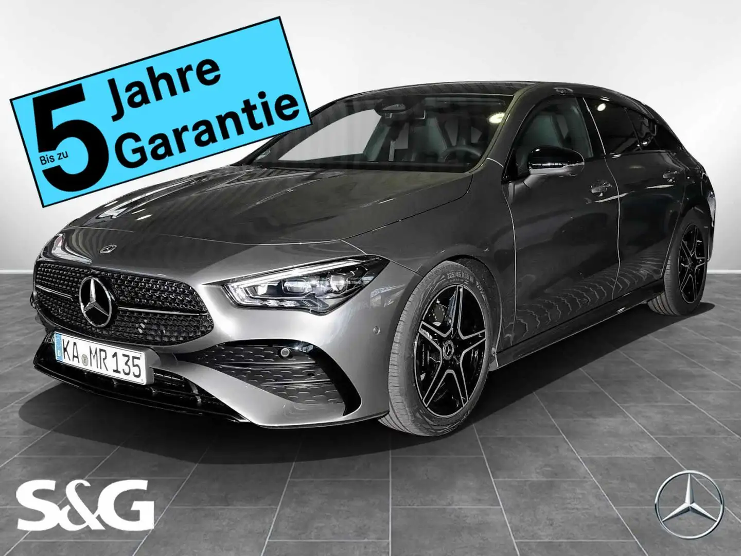 Mercedes-Benz CLA 200 AMG Night+MBUX+360°+Panor Grey - 1