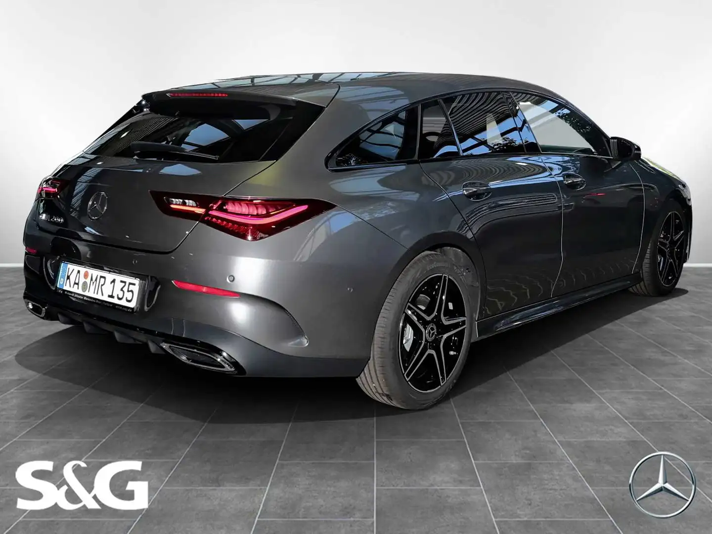 Mercedes-Benz CLA 200 AMG Night+MBUX+360°+Panor Szary - 2
