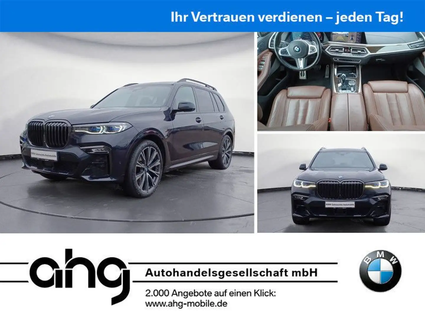 BMW X7 xDrive40d M Sportpaket / Panoramadach Noir - 1
