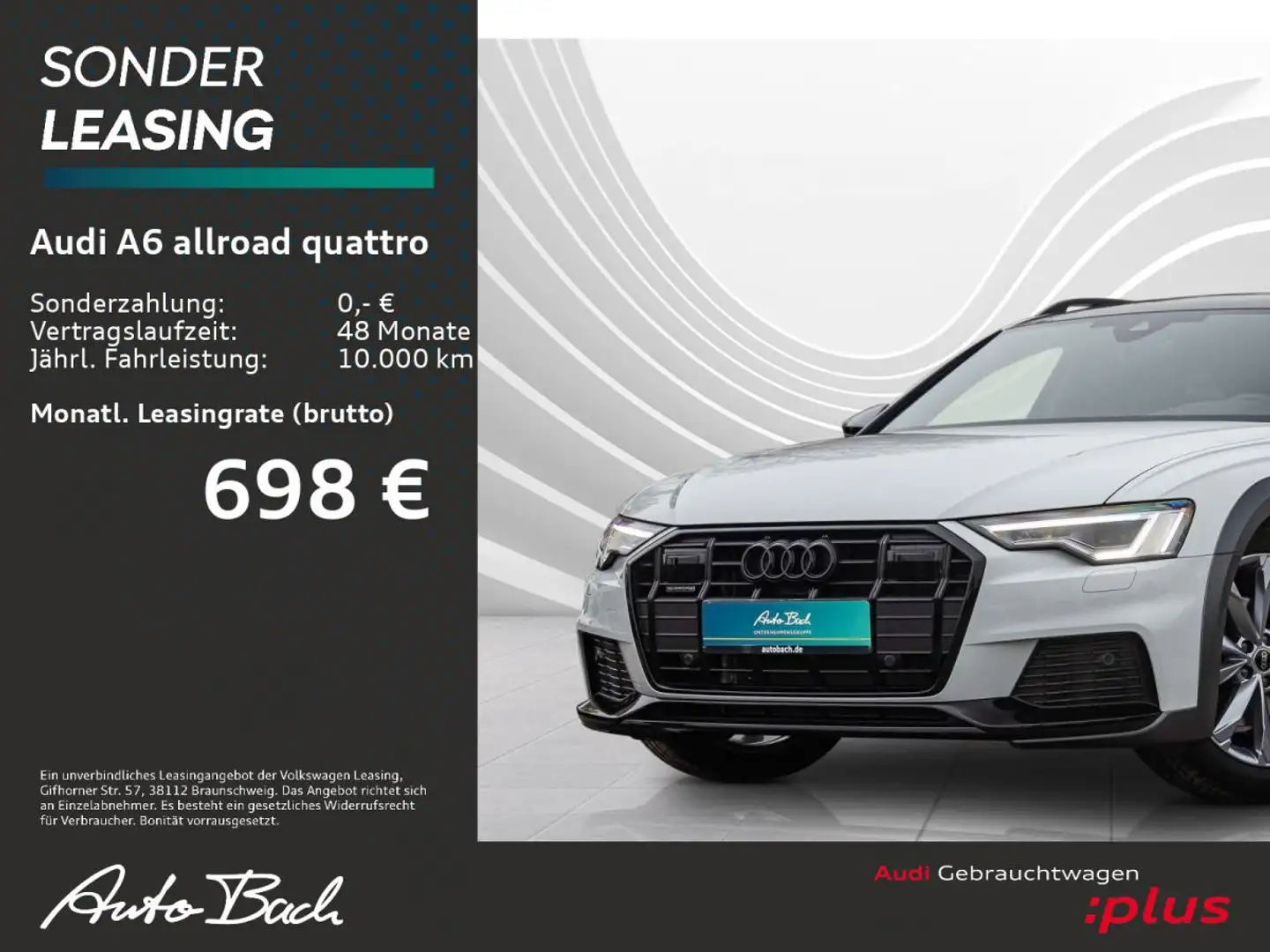 Audi A6 allroad 40TDI qu Stronic Navi LED Panorama virtual ACC B&O Weiß - 1