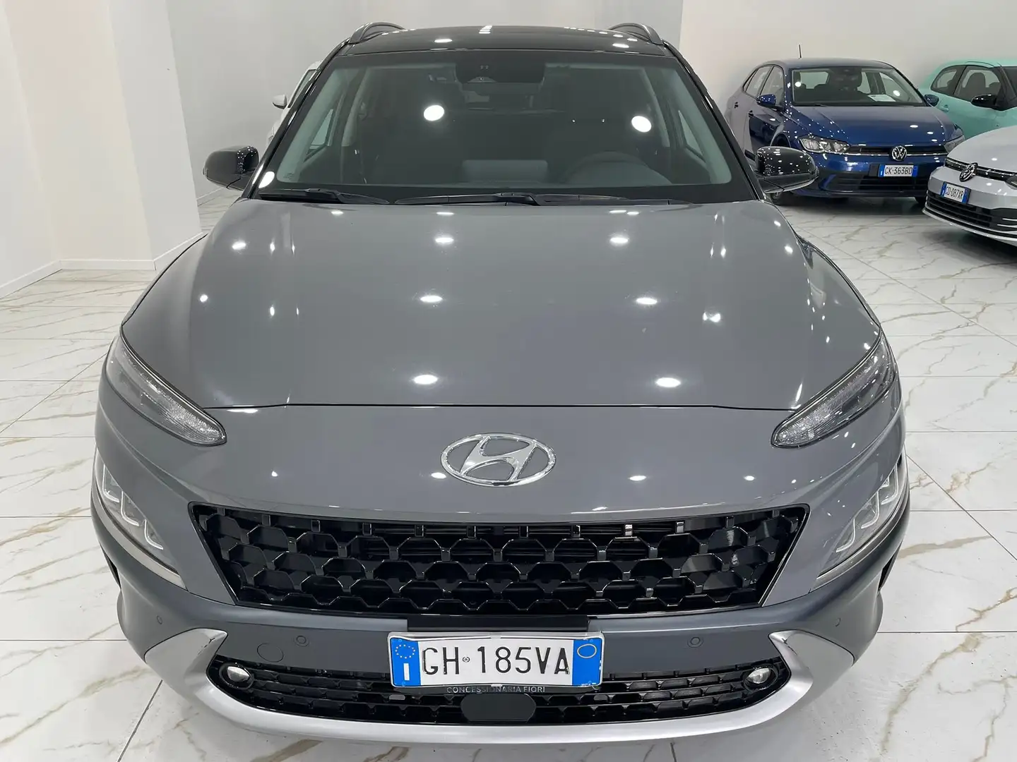 Hyundai KONA 2021 1.6 gdi hev Xline 2wd obbligo finanziamento Grau - 2