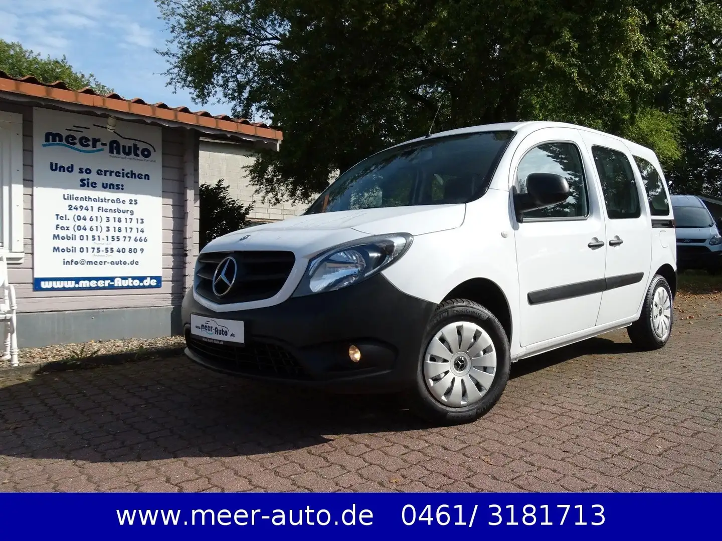 Mercedes-Benz Citan Tourer 109 CDI lang 2x Schiebetür/GJR/BT. Weiß - 1