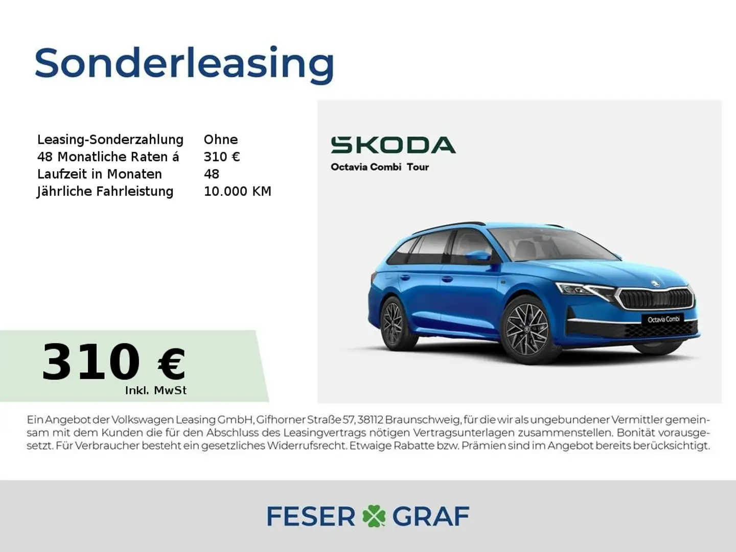 Skoda Octavia Combi Tour 2,0 TDI *KESSY*4xSZH*HEAD-UP* Blau - 1
