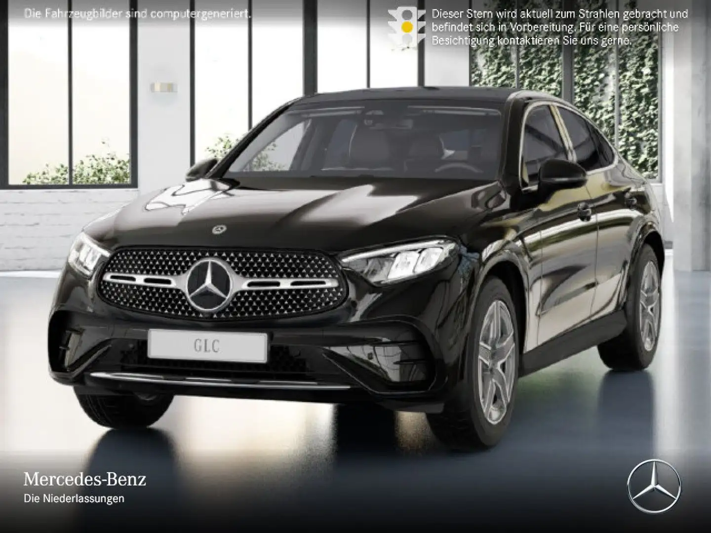Mercedes-Benz GLC 400 e 4M AMG+PANO+AHK+LED+KAMERA+TOTW+KEYLESS Schwarz - 2