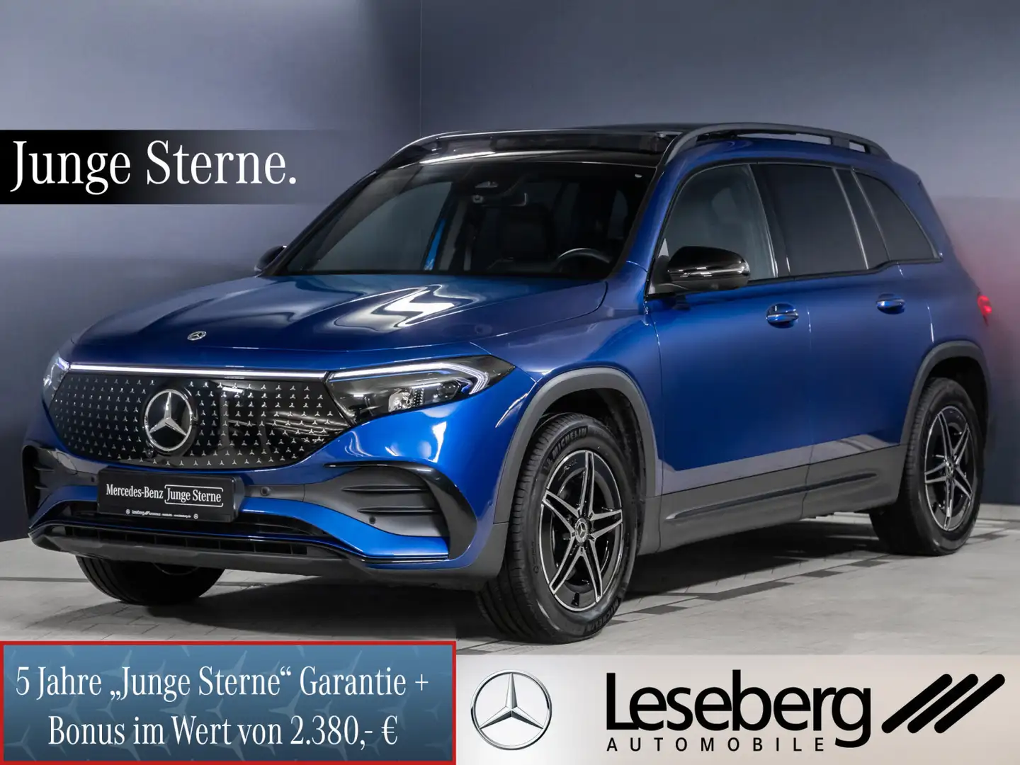 Mercedes-Benz EQB 300 EQB 300 4M AMG Night/Panorama/360°/Memory/Distro Bleu - 1