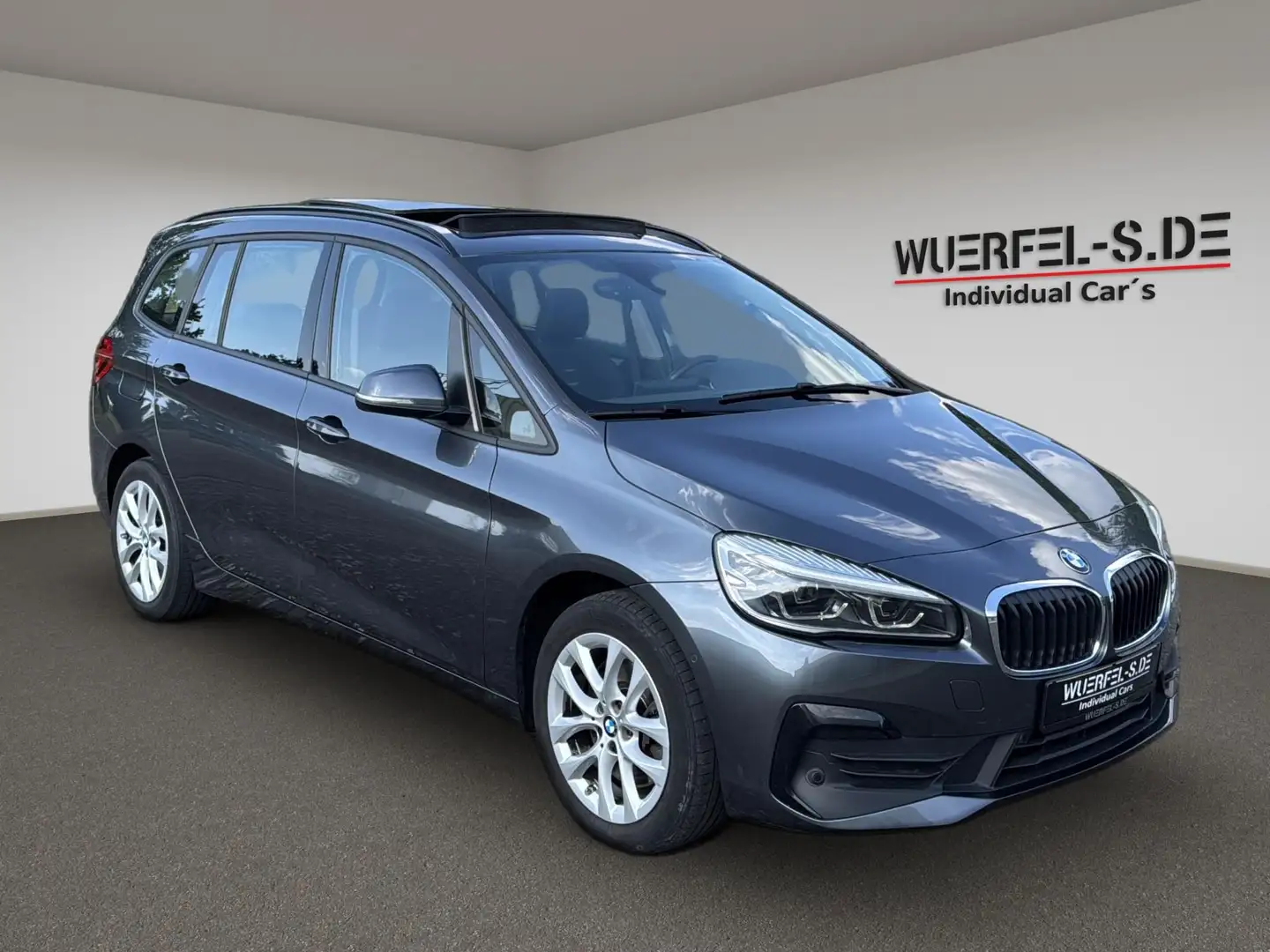 BMW 218 d xDrive Advantage+Pano+LED+Prof.Navi+Sportsitze Gris - 1