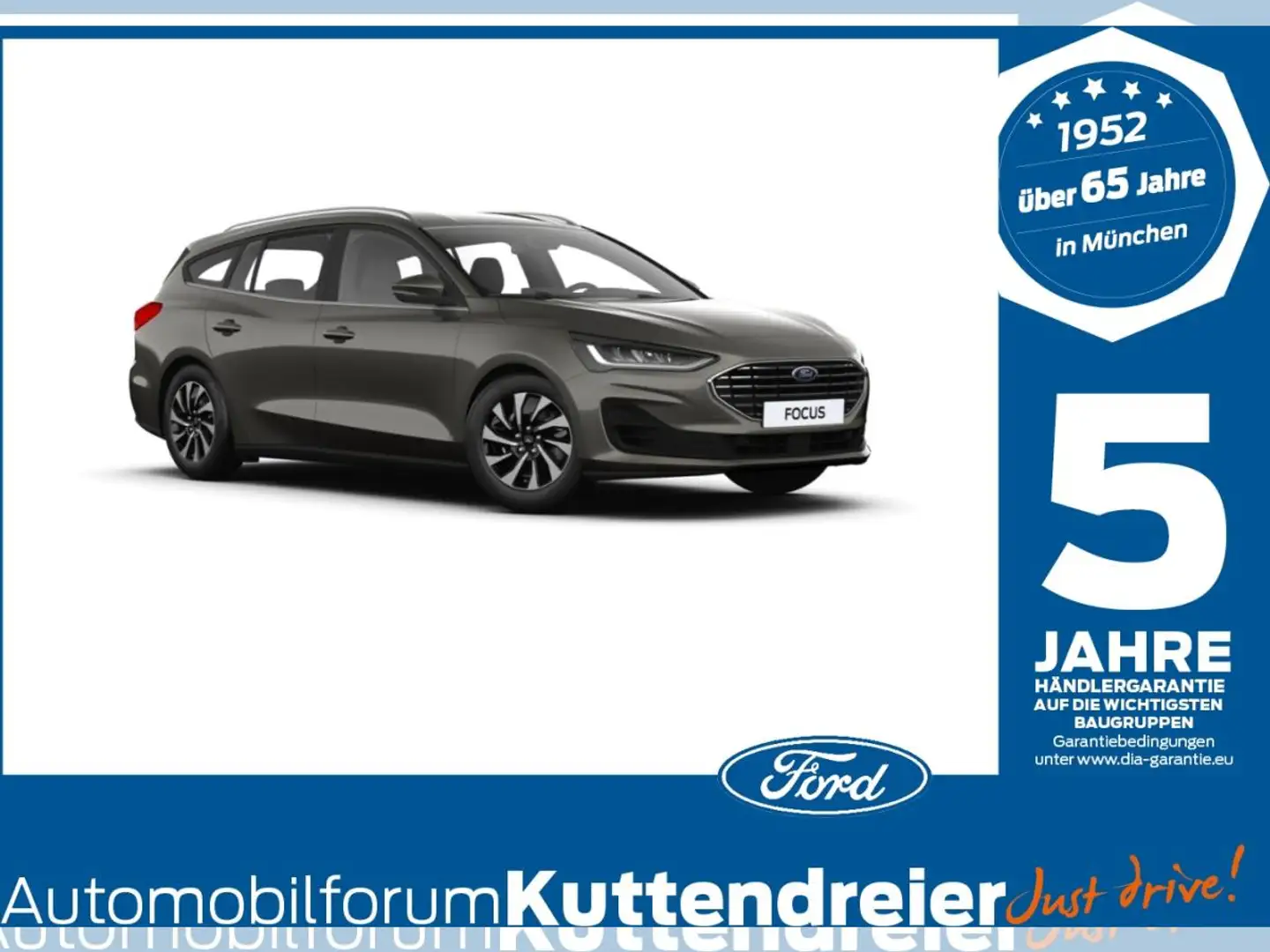 Ford Focus Turnier Titanium Edition 1,0 l EcoBoost Hybrid 92 Grau - 1