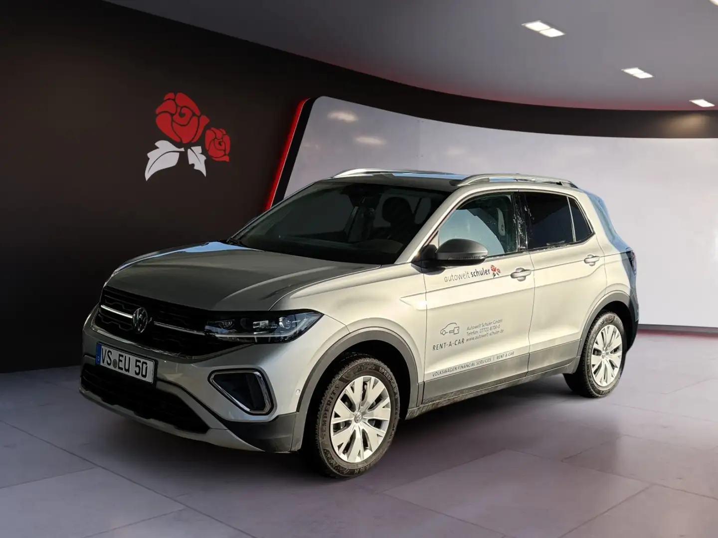 Volkswagen T-Cross 1,0 TSI DSG Style AHK Kamera Silber - 2