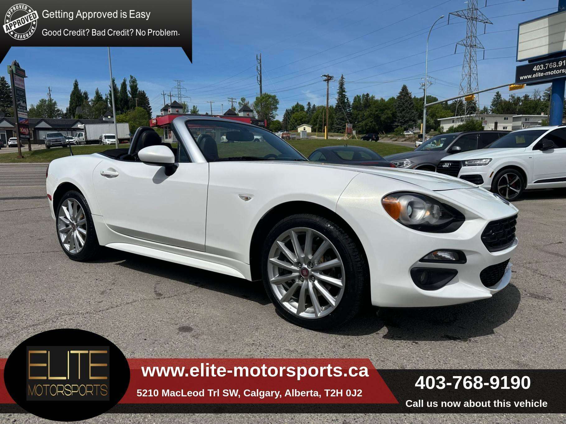 2017 Fiat 124 2DR Convertible Manual Transmission Clean Carfax F