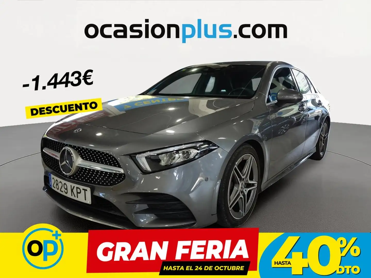 Mercedes-Benz A 180 180d 7G-DCT Gris - 1