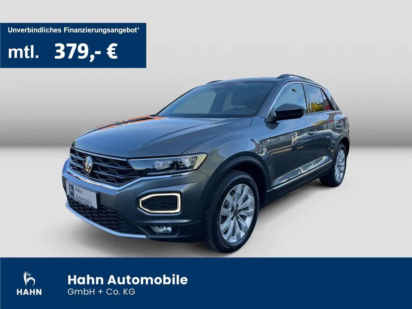 Volkswagen T-Roc 2.0TSI DSG Sport 4Mot LED ACC Virtual Navi Grau - 1