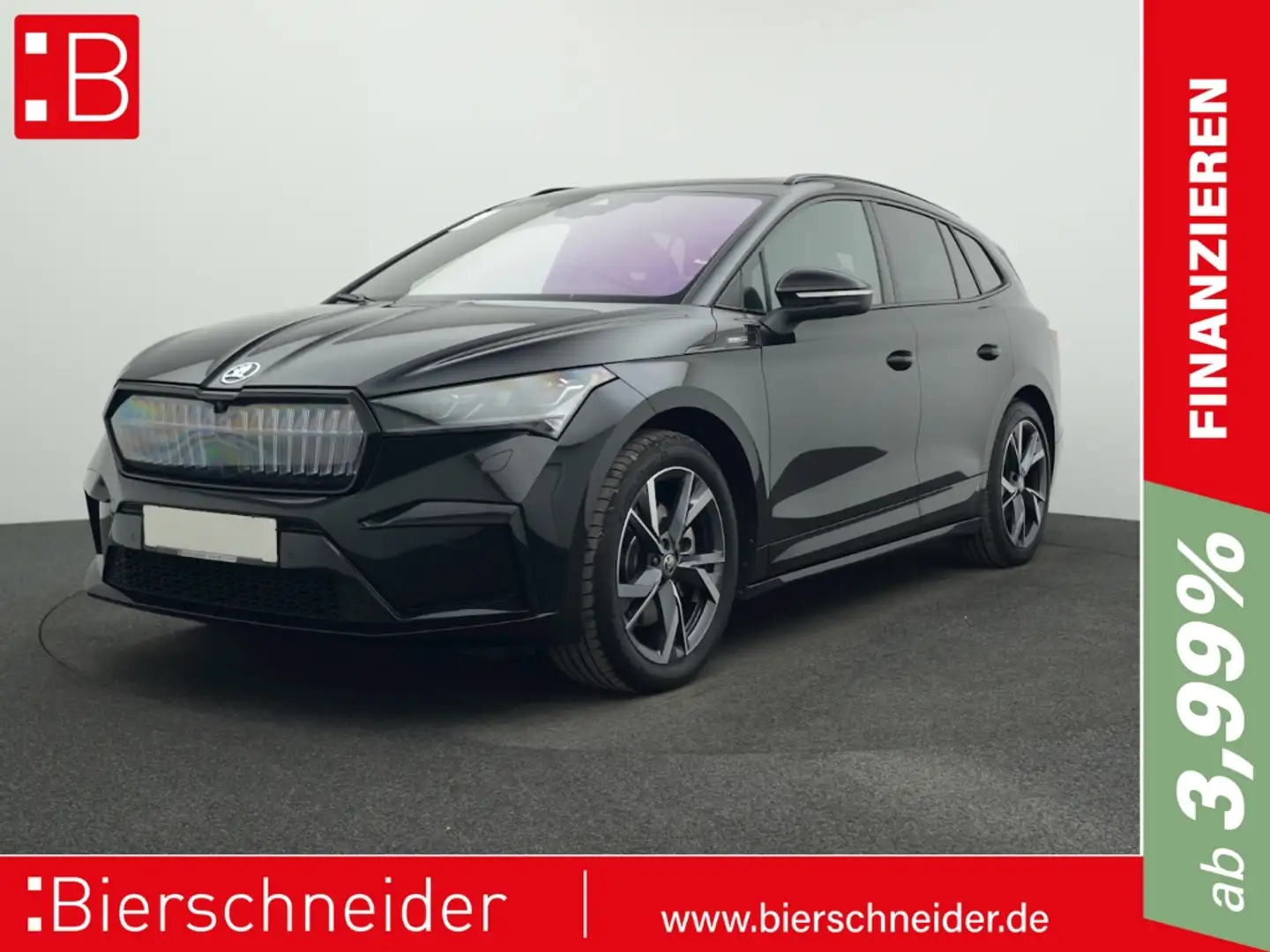 Skoda Enyaq 85x Sportline AHK PANO MATRIX Schwarz - 1